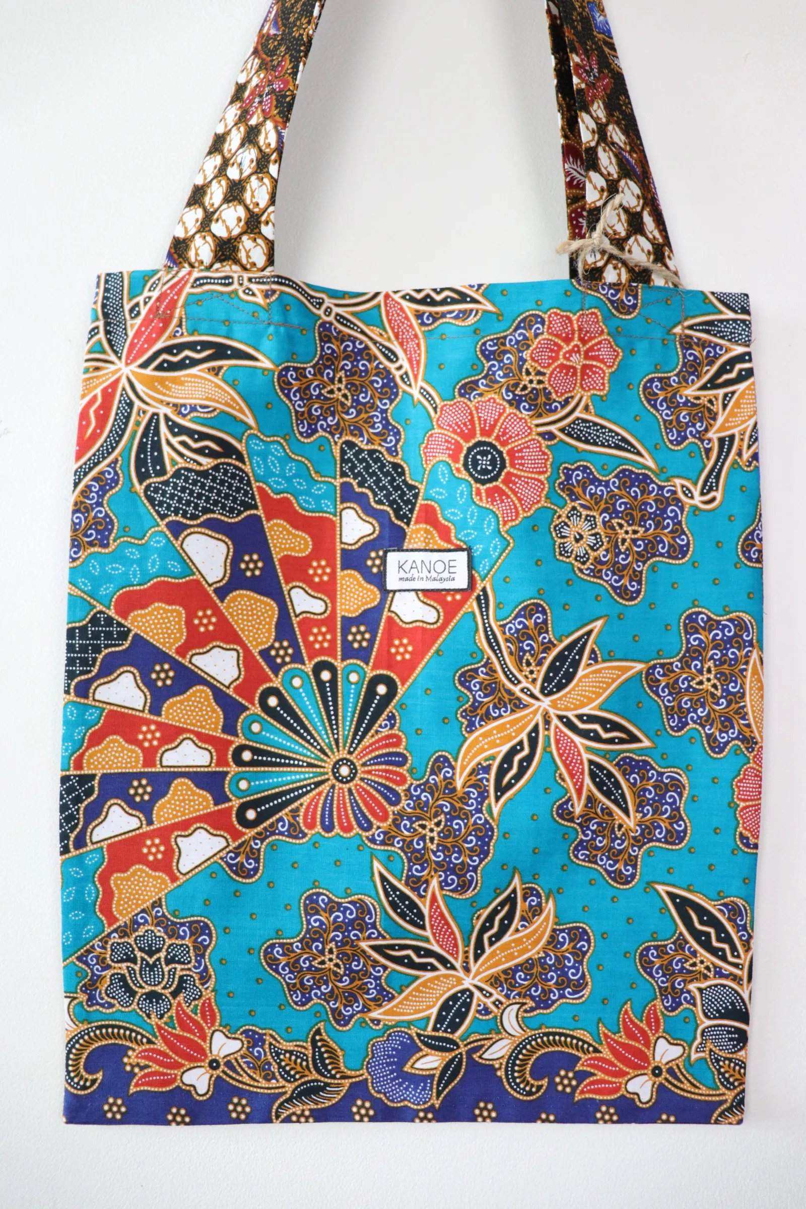 Batik Tote Bag (M) - Aqua