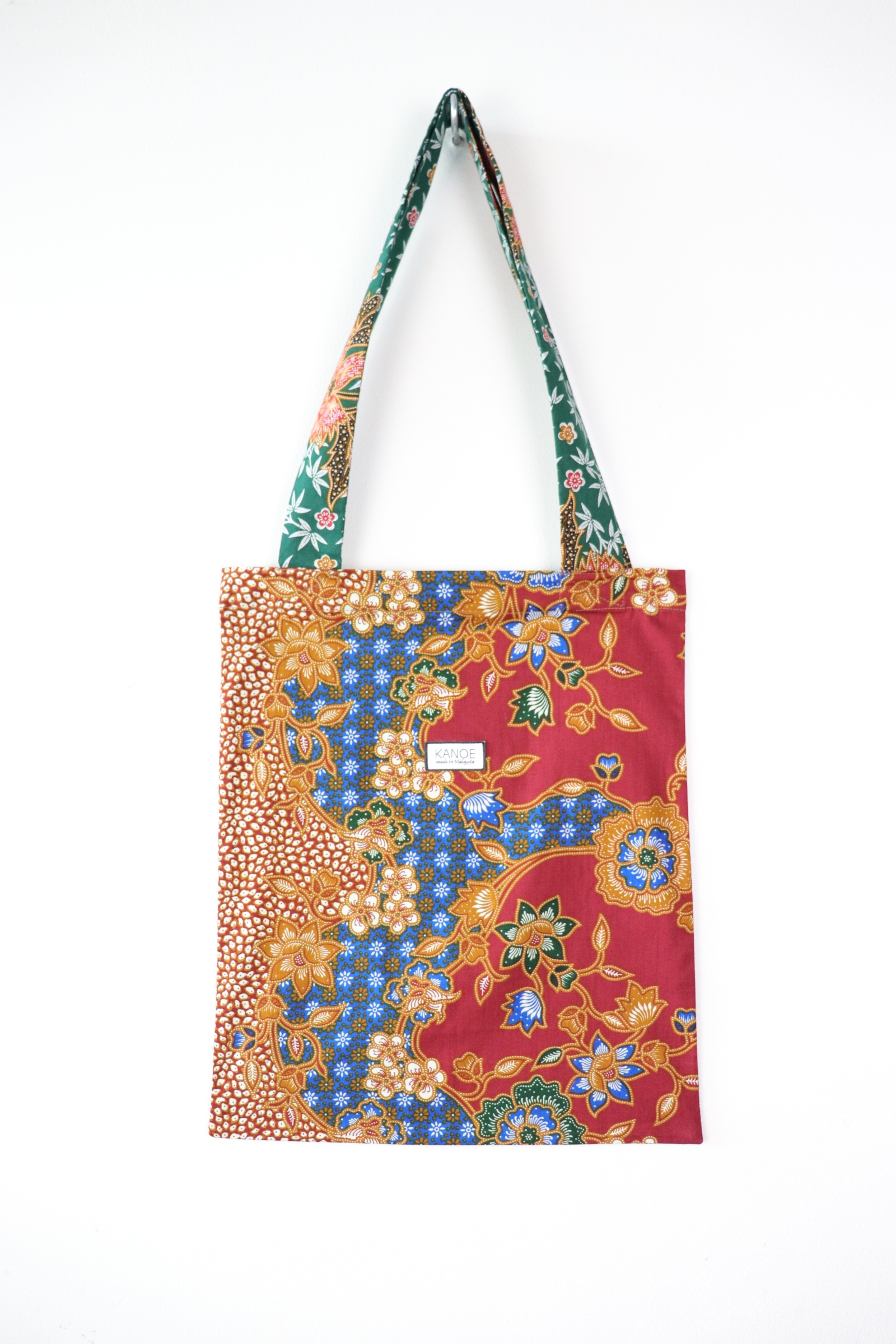 Batik Tote Bag (M) - River (Green)