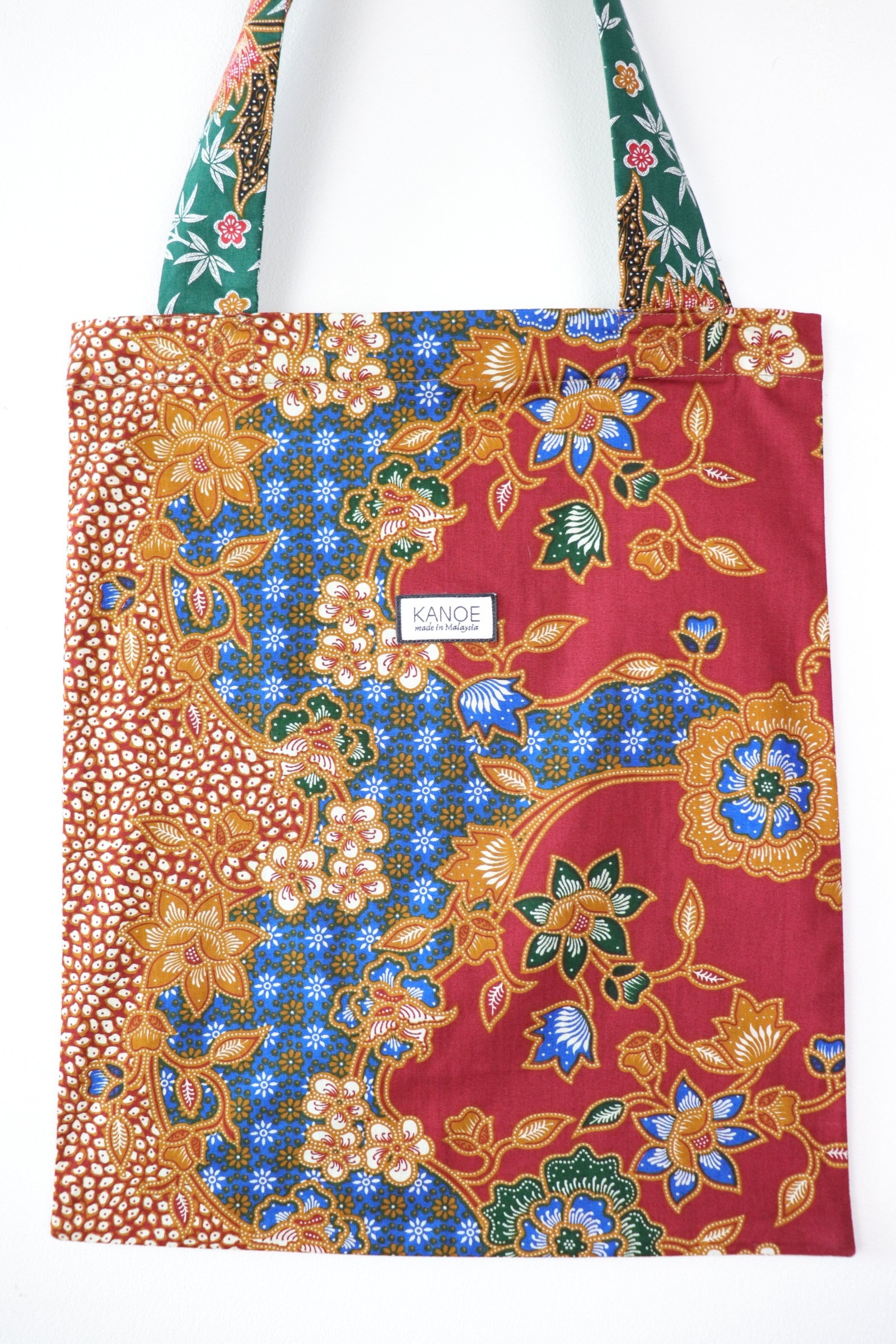 Batik Tote Bag (M) - River (Green)