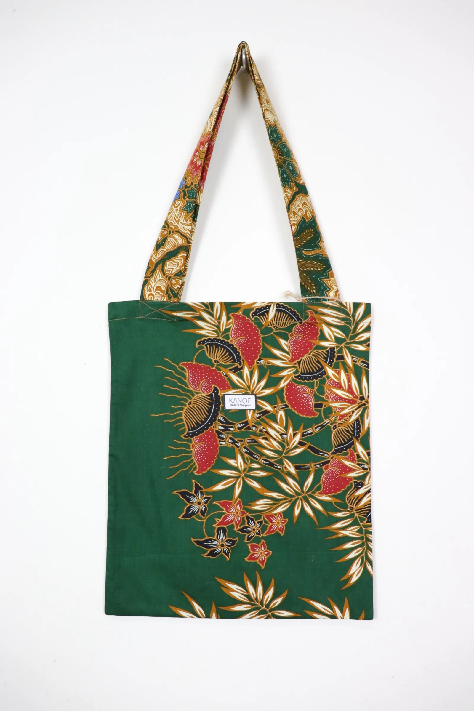 Batik Tote Bag (M) -  Bamboo Garden