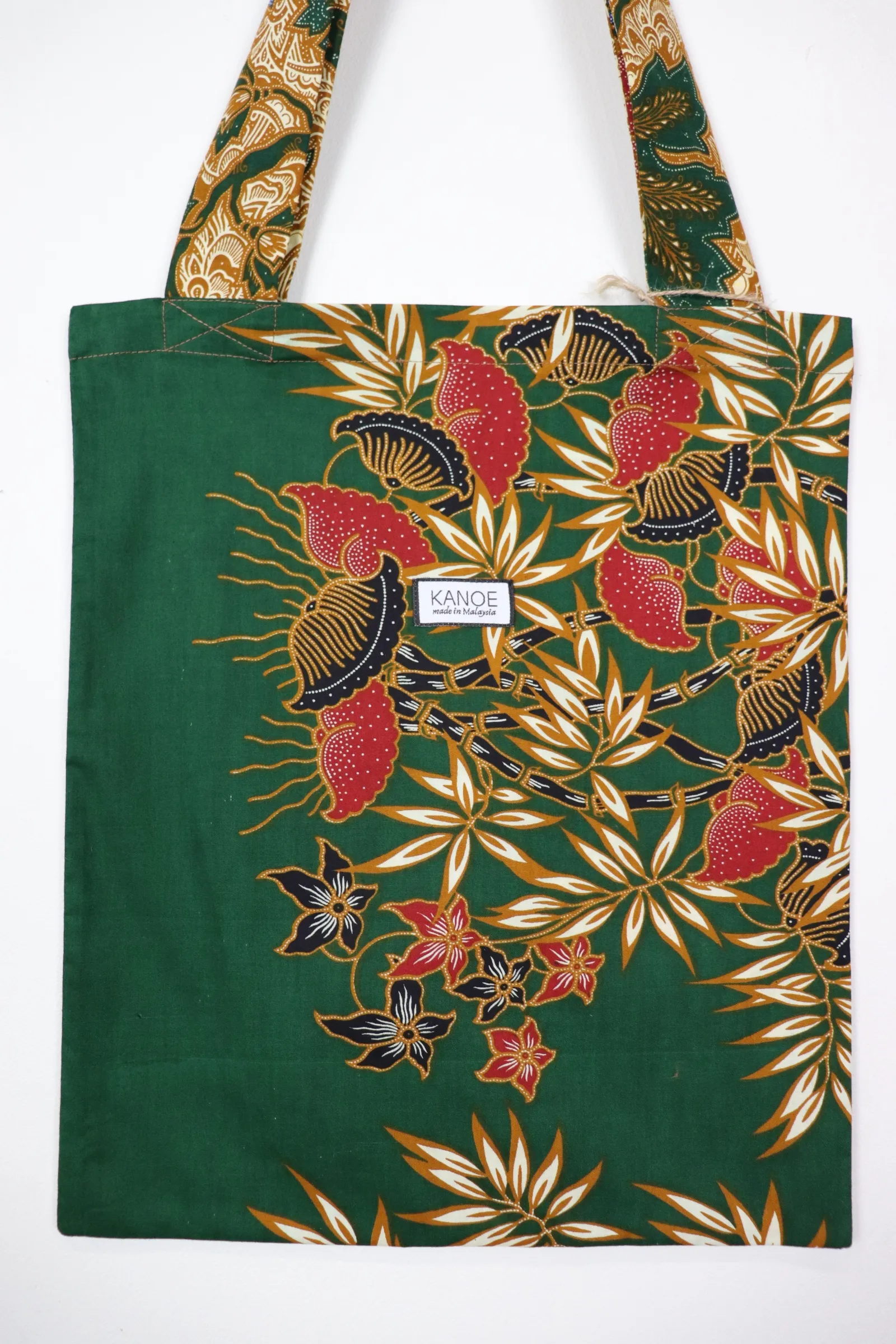 Batik Tote Bag (M) -  Bamboo Garden