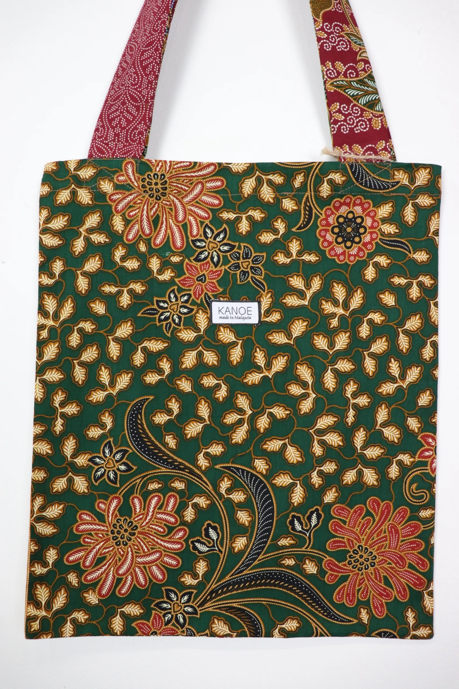 Batik Tote Bag (M) -  Ivy Green