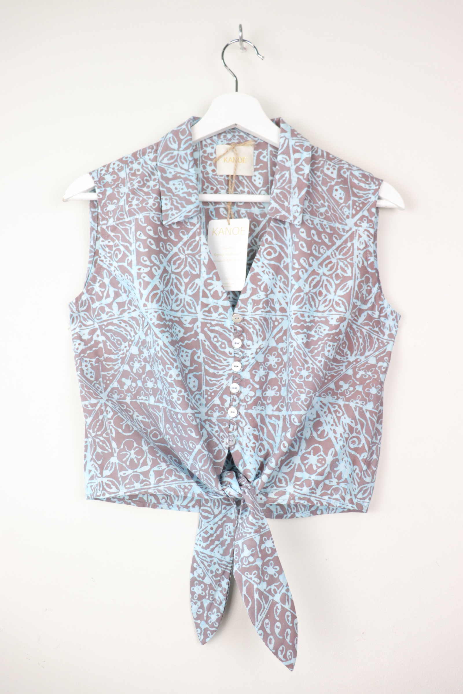 KANOE Classic Vintage Top - Shahfiqa ( MY Handstamped Batik )