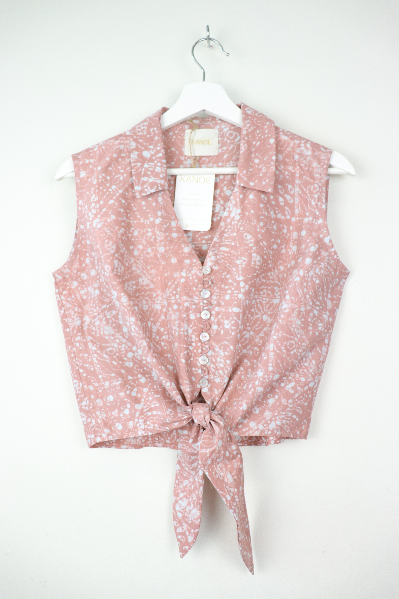 KANOE Classic Vintage Top - Sienna ( MY Handstamped Batik )