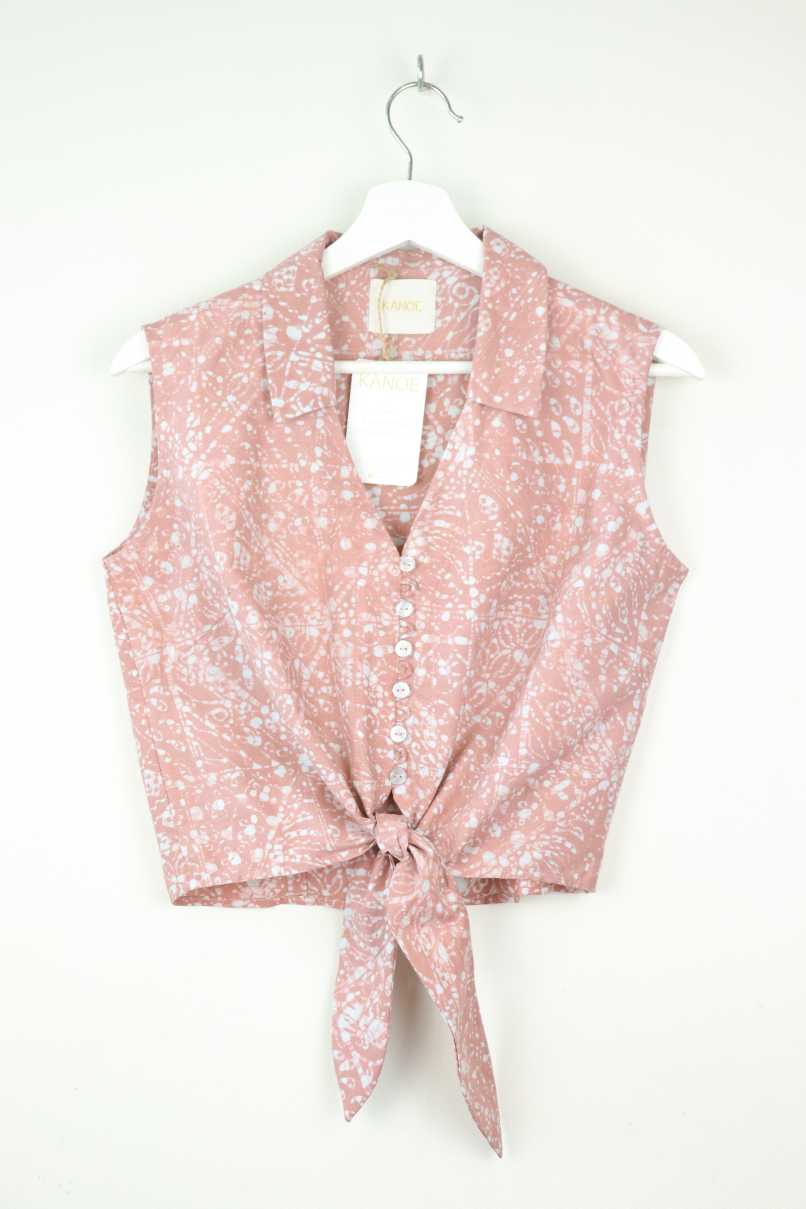 KANOE Classic Vintage Top - Sienna ( MY Handstamped Batik )