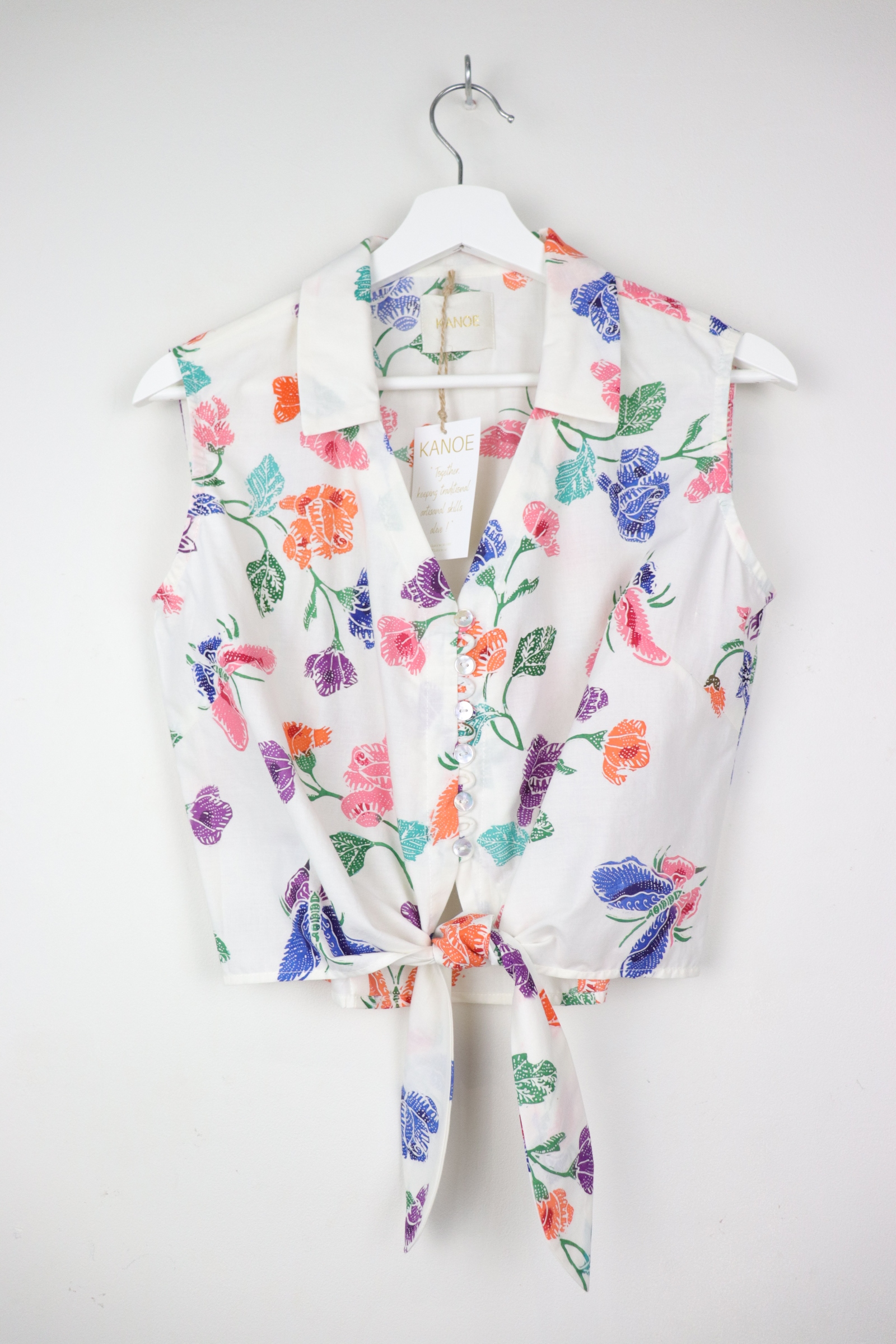 KANOE Classic Vintage Top - Eva ( Handstamped Batik )