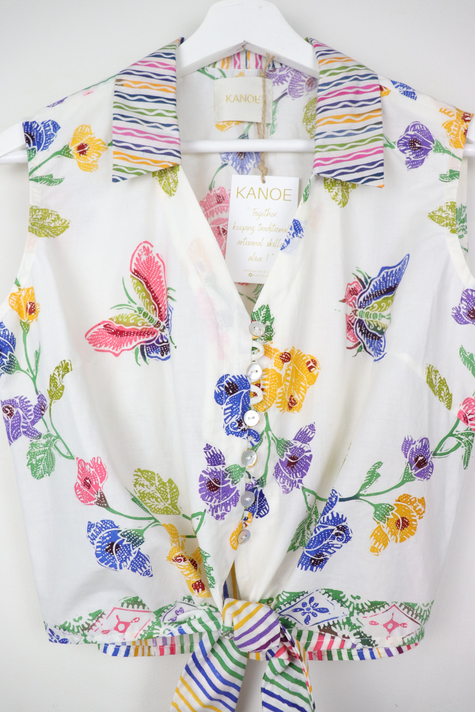 KANOE Classic Vintage Top - Eve ( Handstamped Batik )