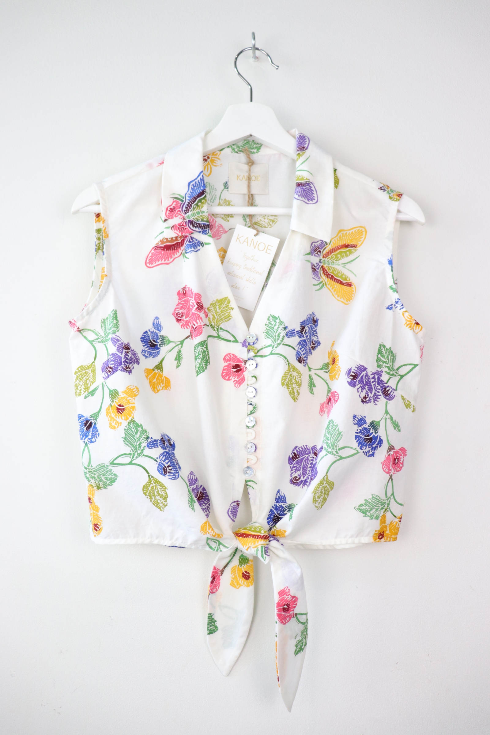 KANOE Classic Vintage Top - Mina ( Handstamped Batik )