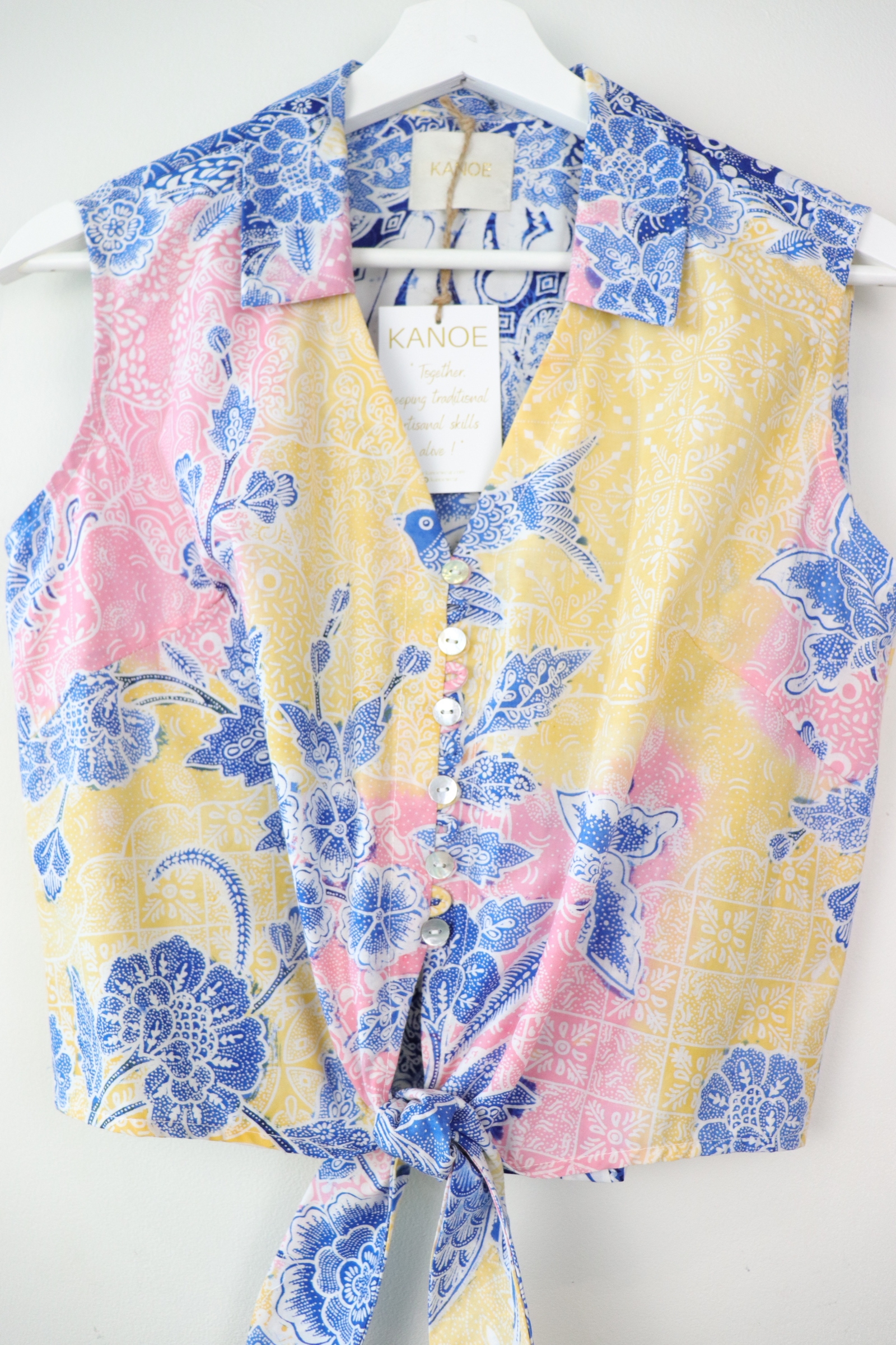 KANOE Classic Vintage Top - Emma ( Handstamped Batik )