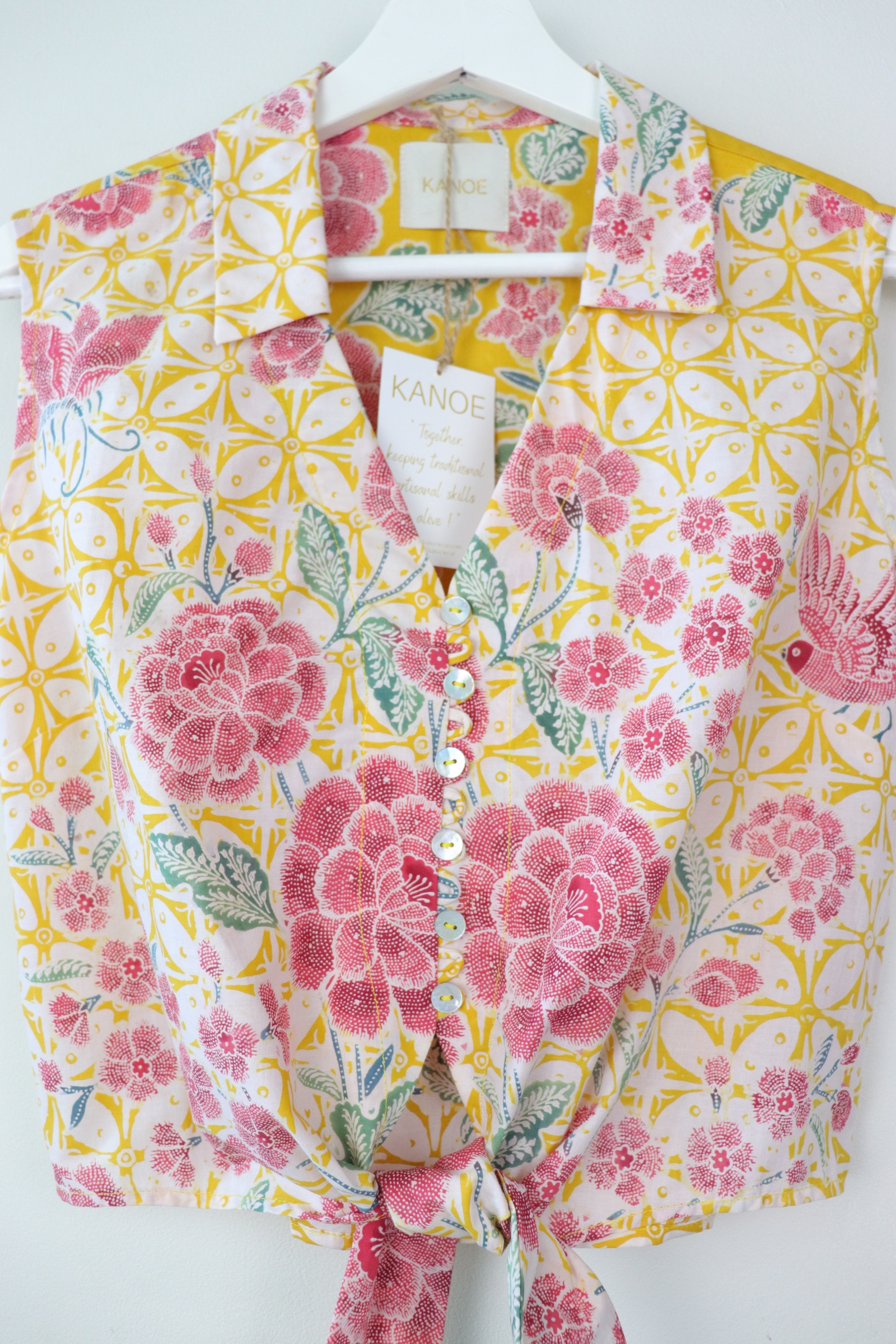 KANOE Classic Vintage Top - Daylight ( Handstamped Batik )