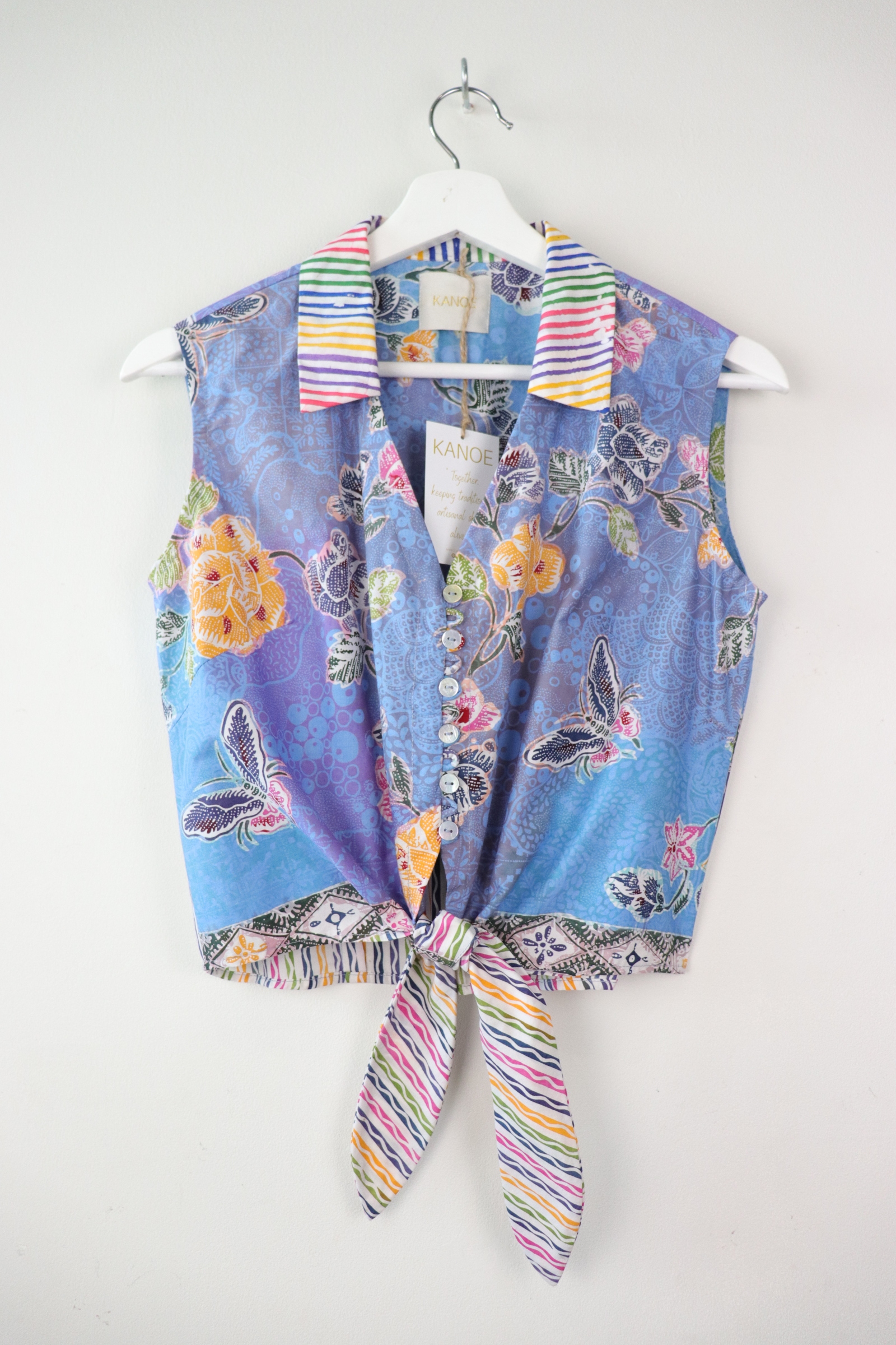 KANOE Classic Vintage Top - Mila ( Handstamped Batik )