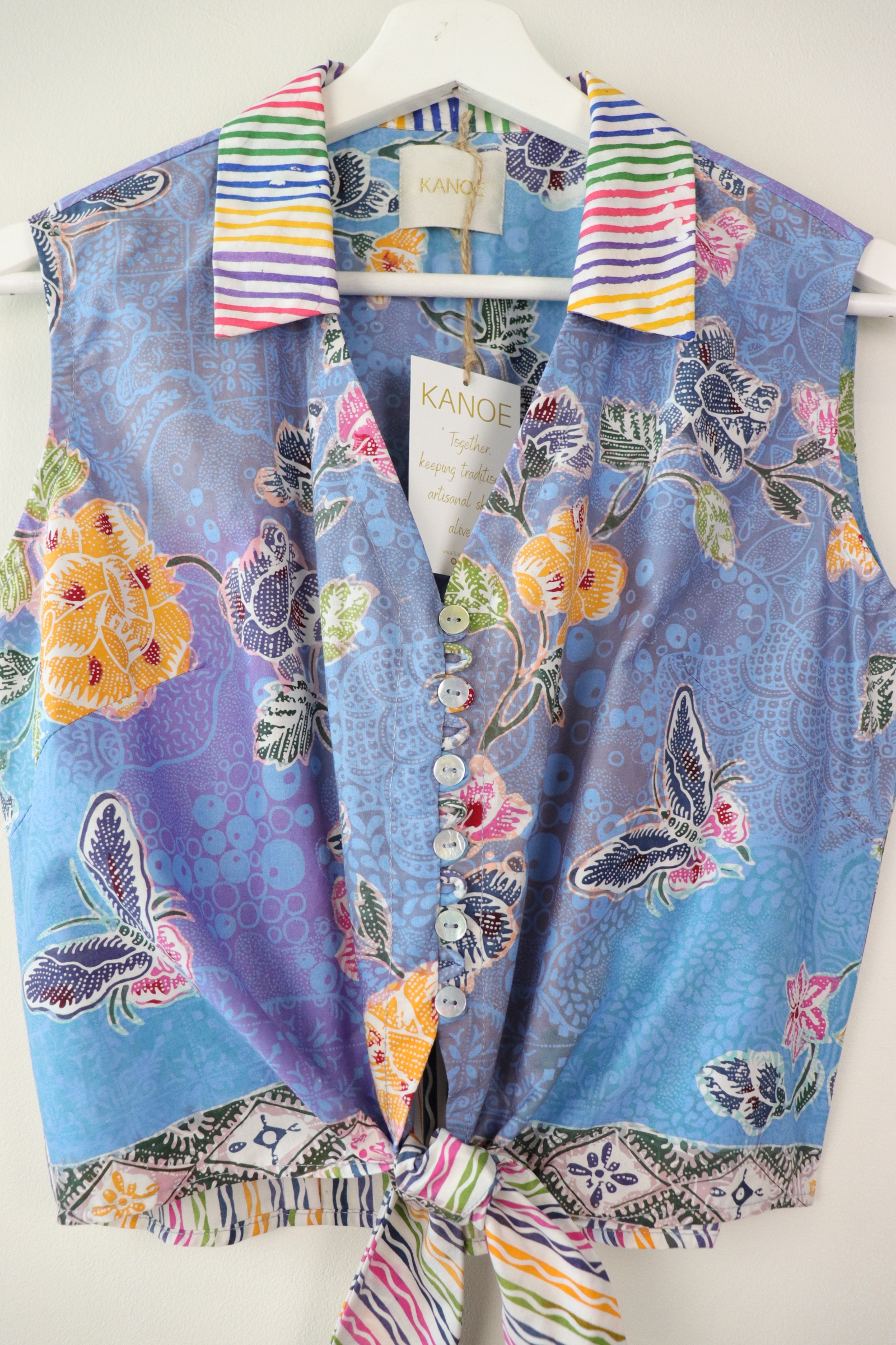 KANOE Classic Vintage Top - Mila ( Handstamped Batik )