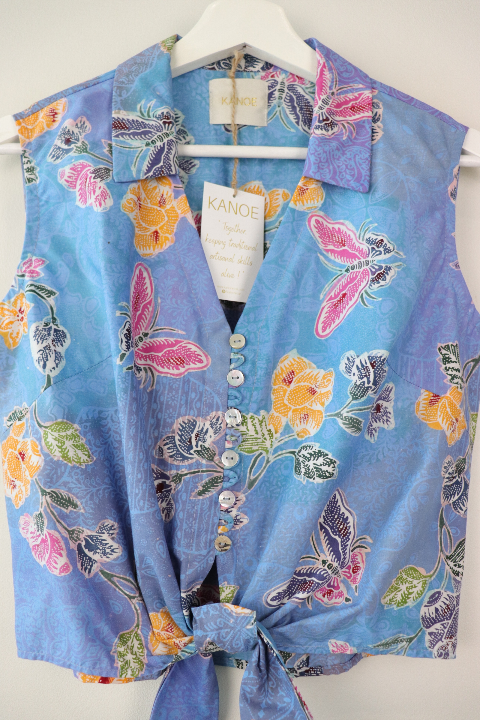 KANOE Classic Vintage Top - Laila ( Handstamped Batik )