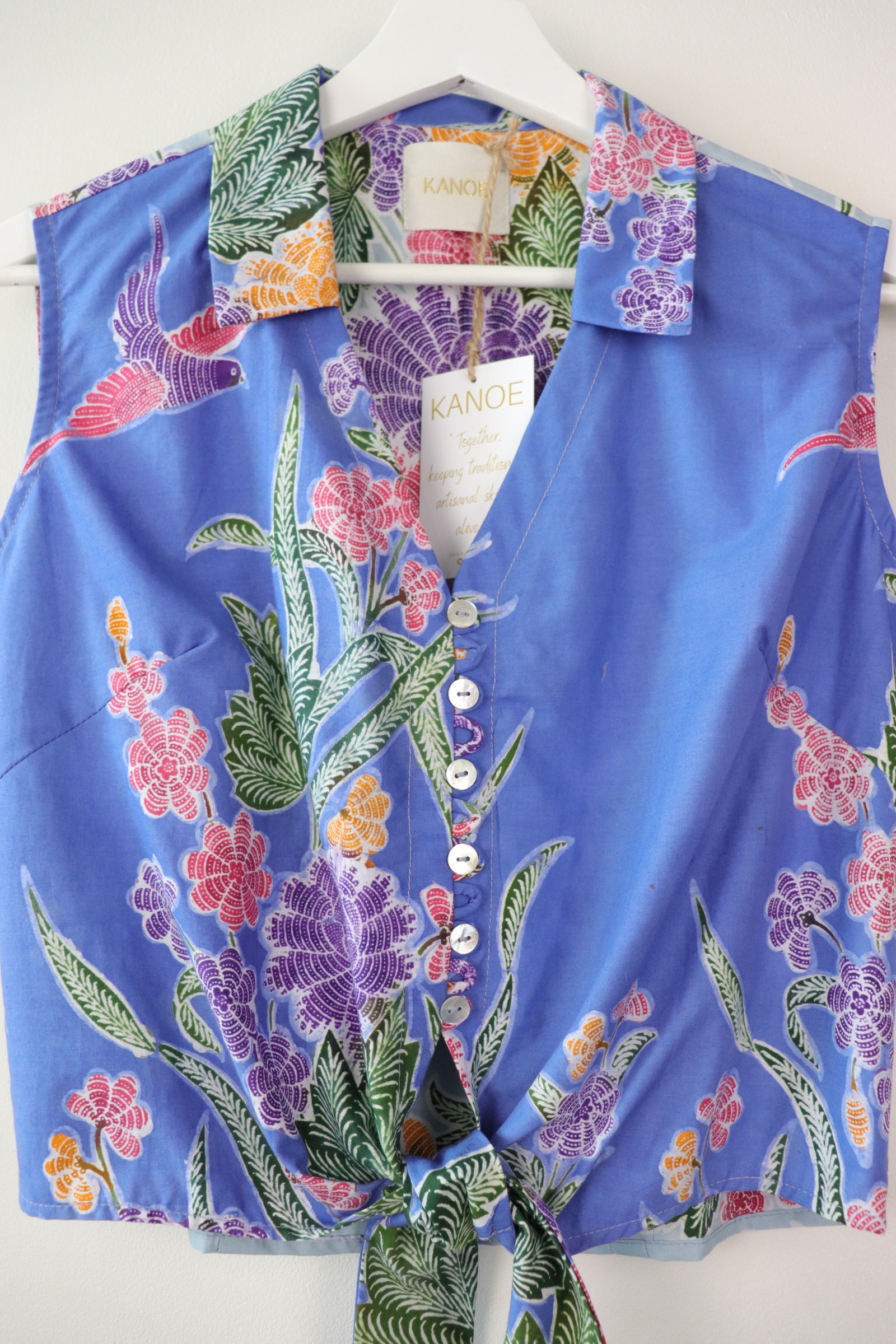 KANOE Classic Vintage Top - Keanu ( Handstamped Batik )