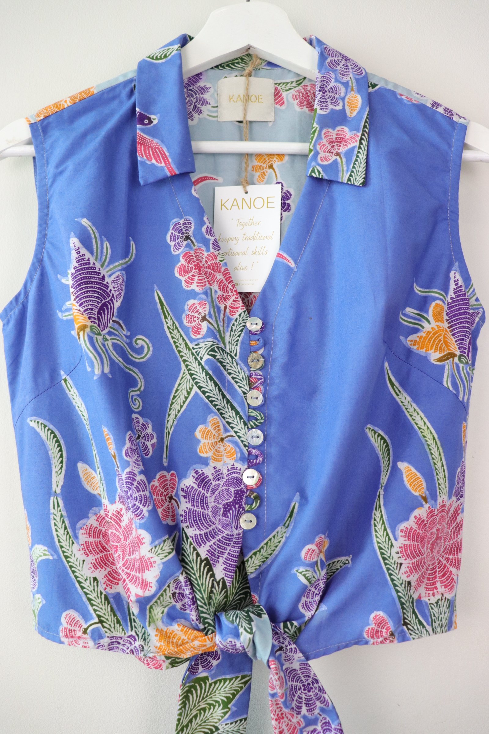 KANOE Classic Vintage Top - Kaeya ( Handstamped Batik )
