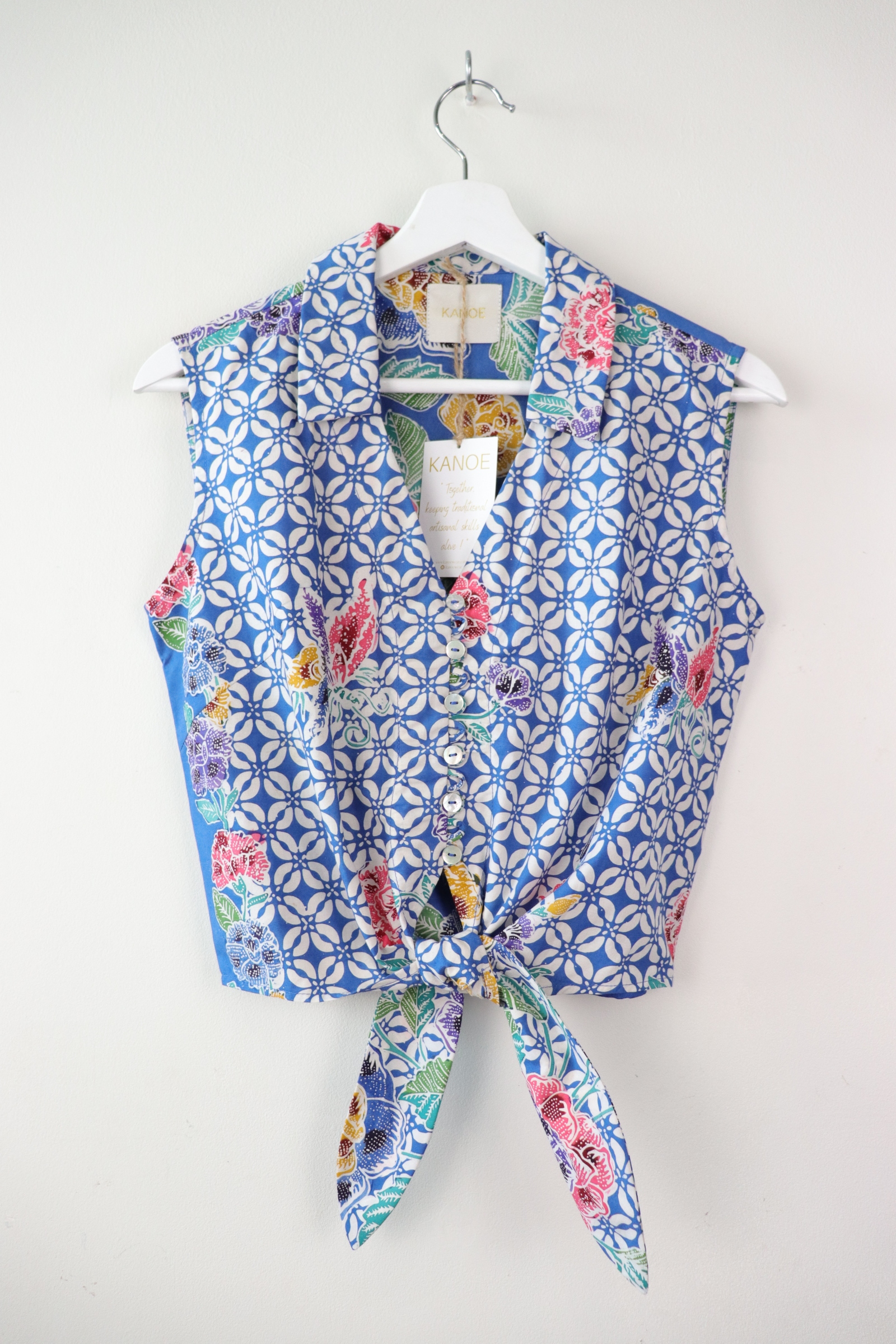 KANOE Classic Vintage Top - Abby ( Handstamped Batik )