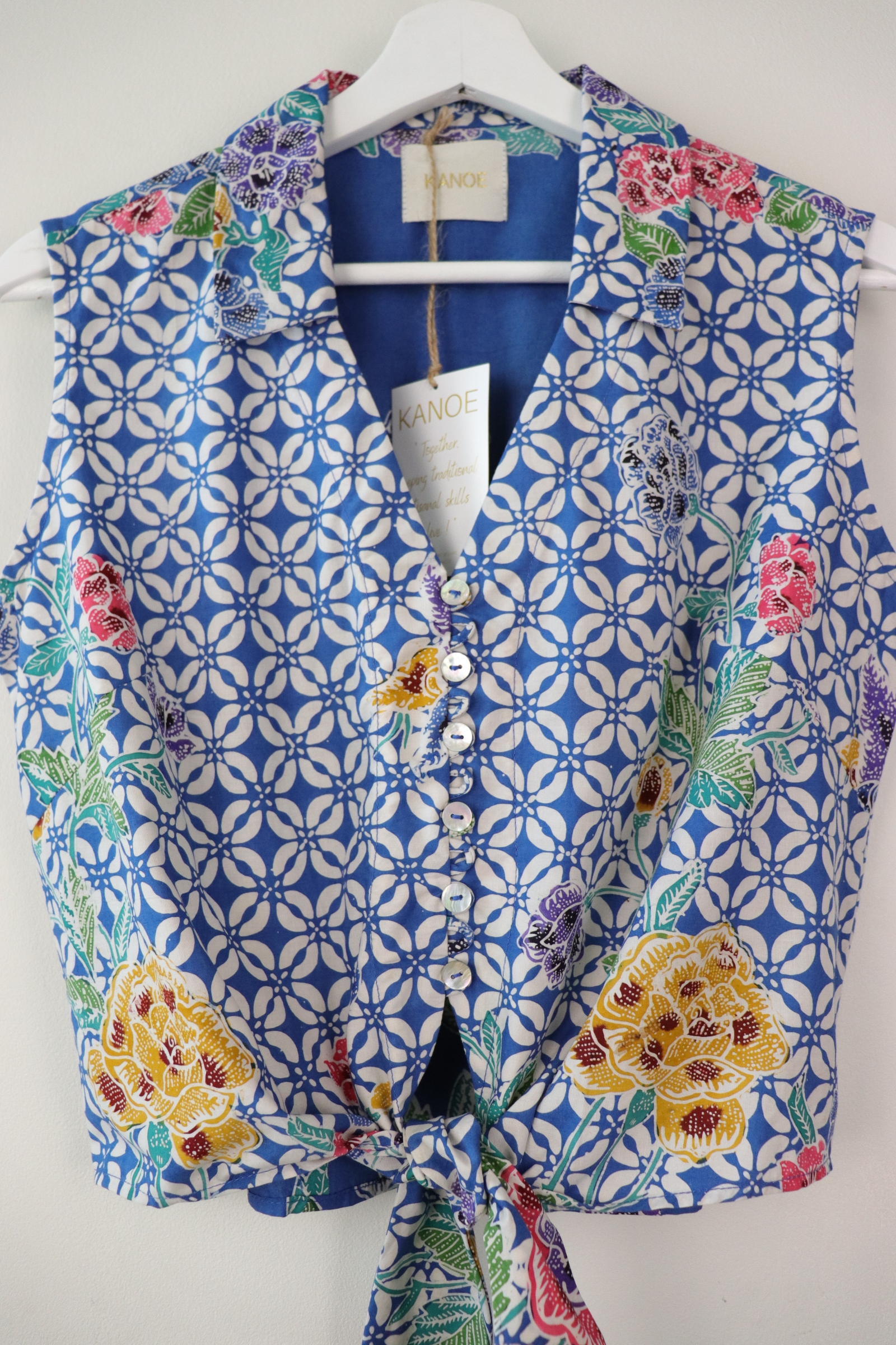 KANOE Classic Vintage Top - Abigail ( Handstamped Batik )