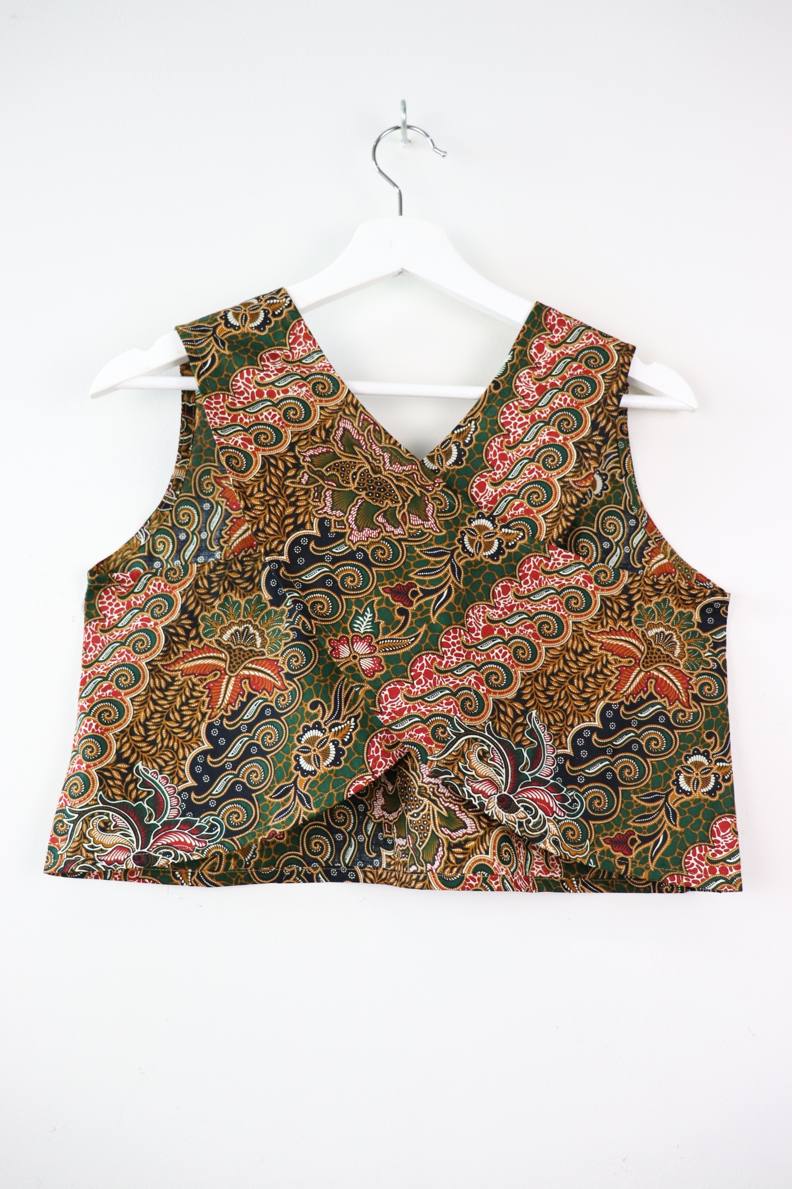 Napkin Batik Top - Fiona (Green) (S)