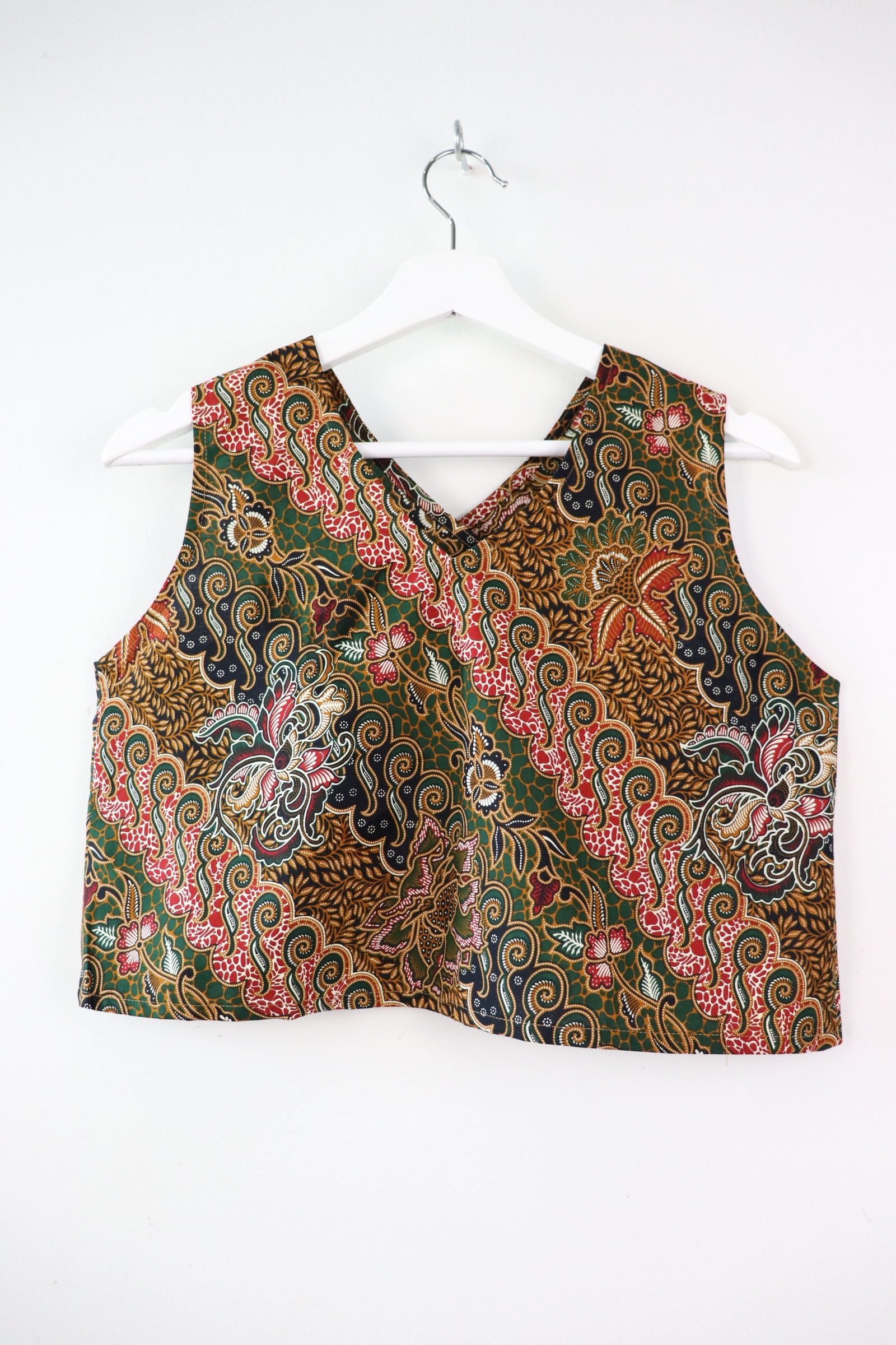 Napkin Batik Top - Fiona (Green) (S)