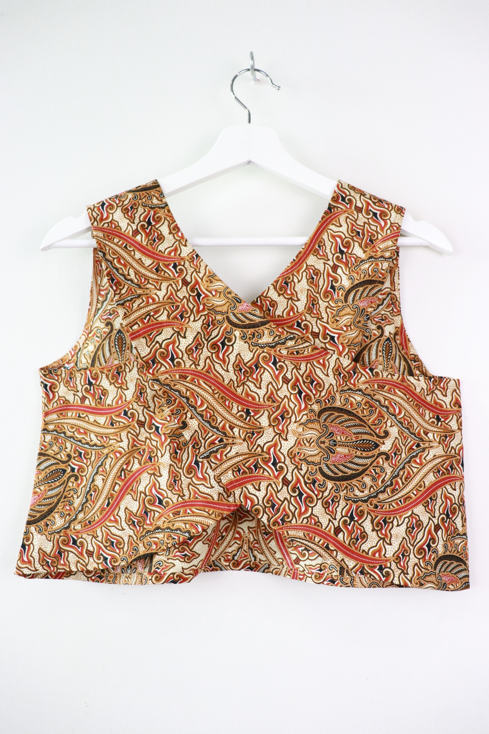 Napkin Batik Top - Calynn (Black) (S)