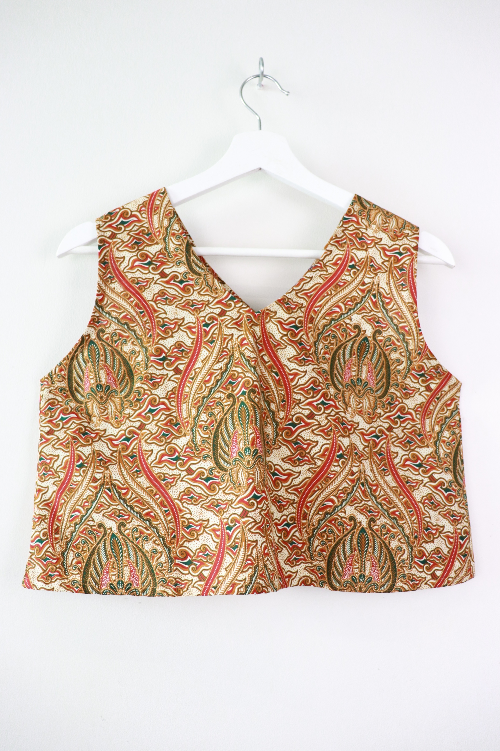 Napkin Batik Top - Calya (Green) (S)