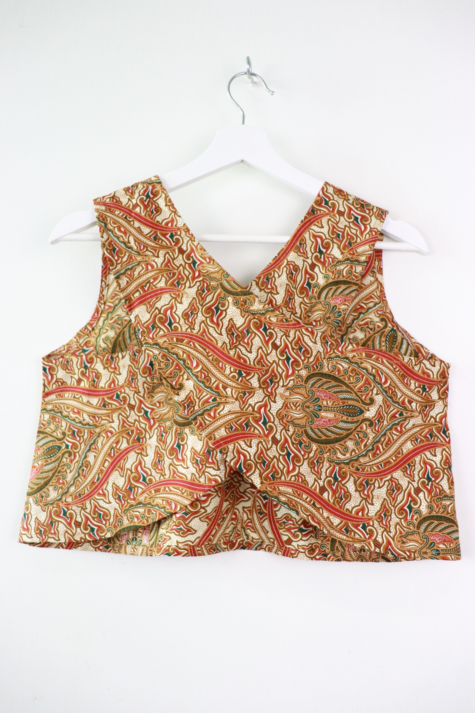 Napkin Batik Top - Calya (Green) (S)