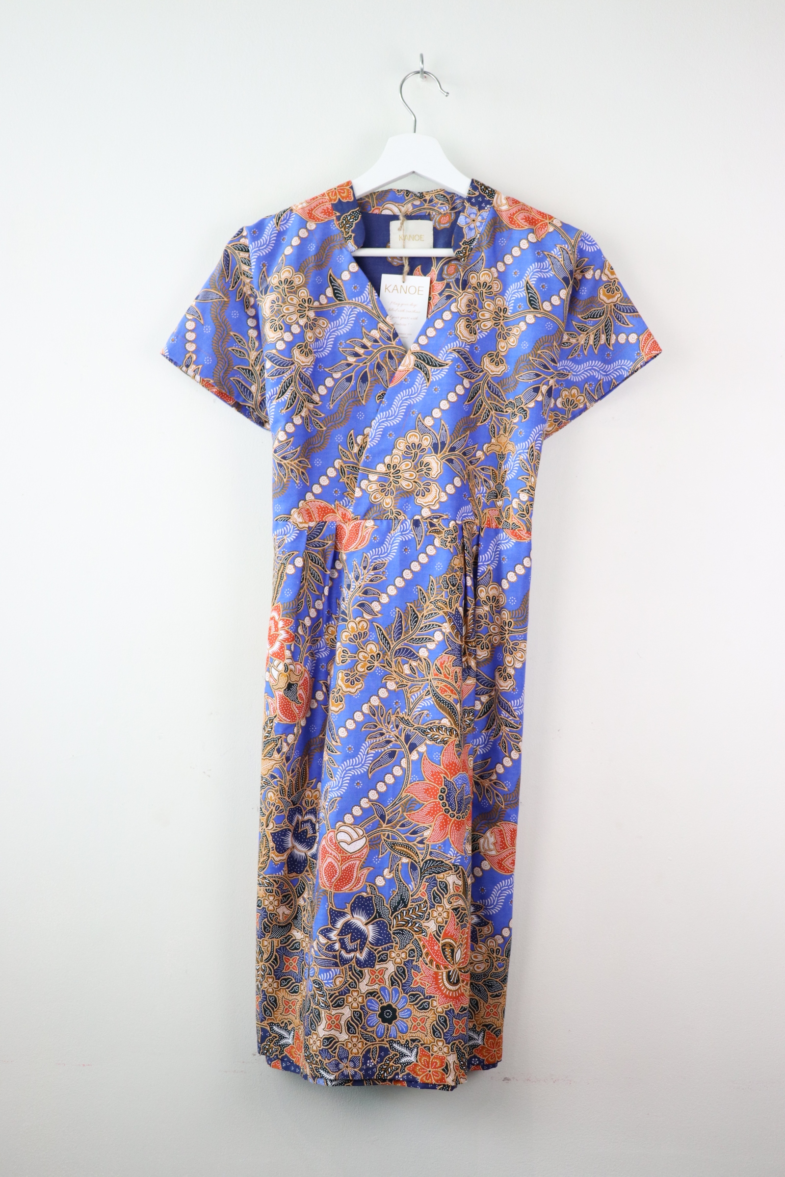 Kimono wrap dress w/ mandarin collar - Skylar Li