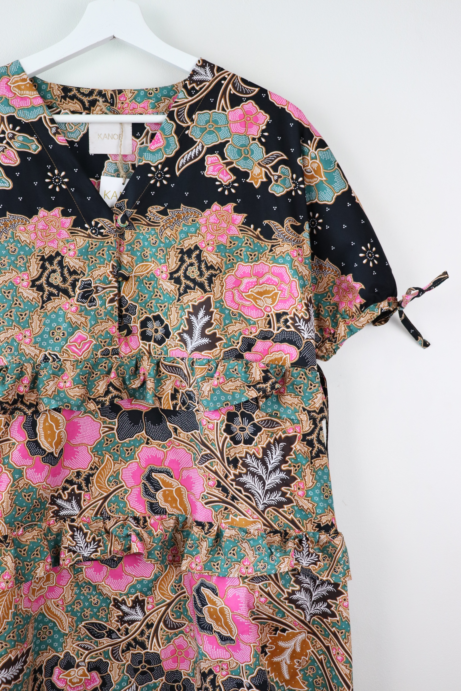 Batik Frill Dress - Forest Fairy