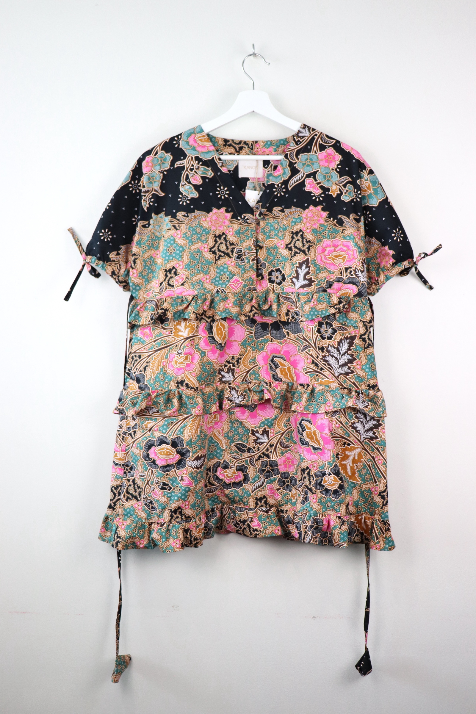 Batik Frill Dress - Forest Fairy