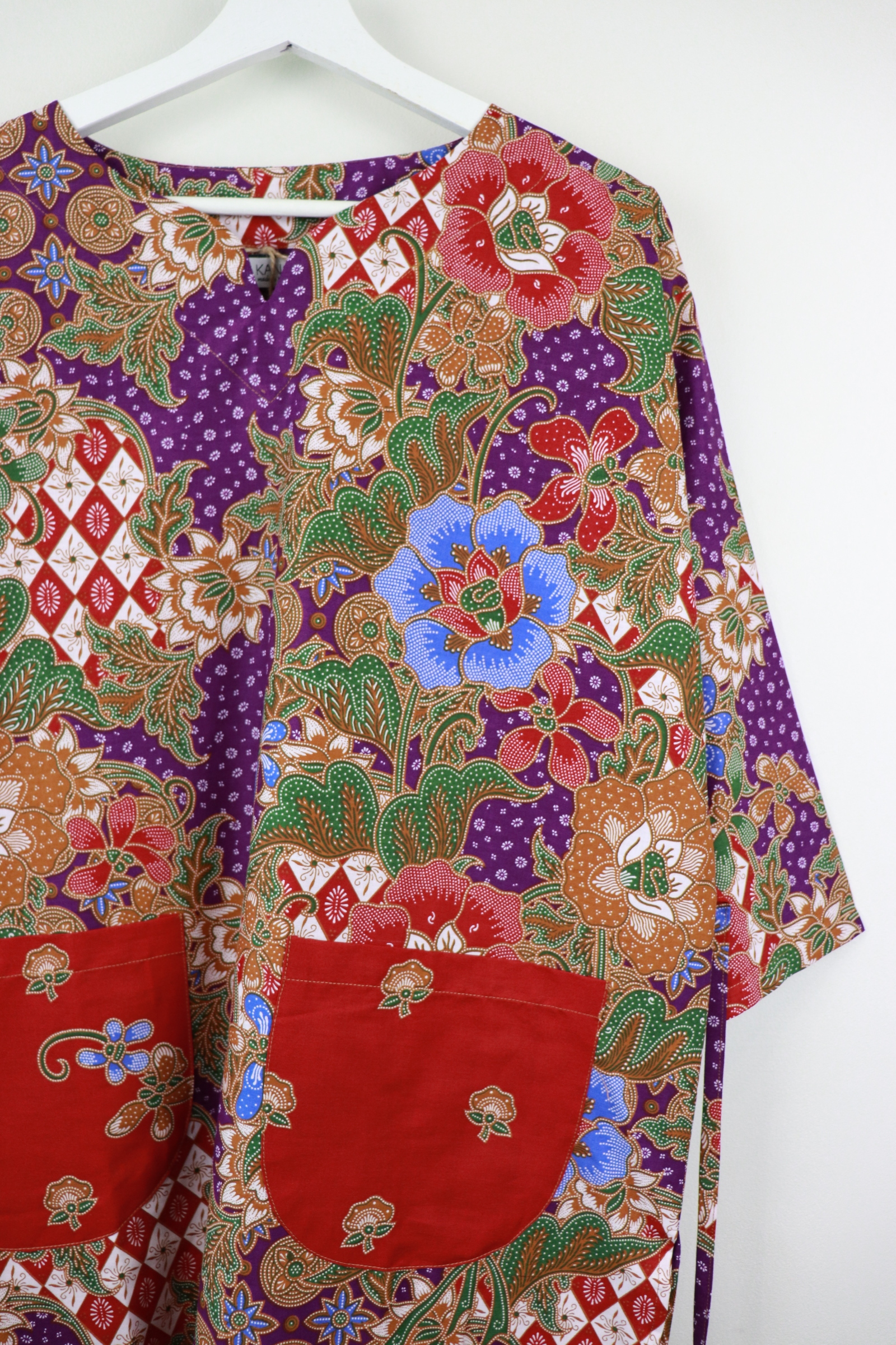 Raya Batik Top - Ramlee Burger (Long)