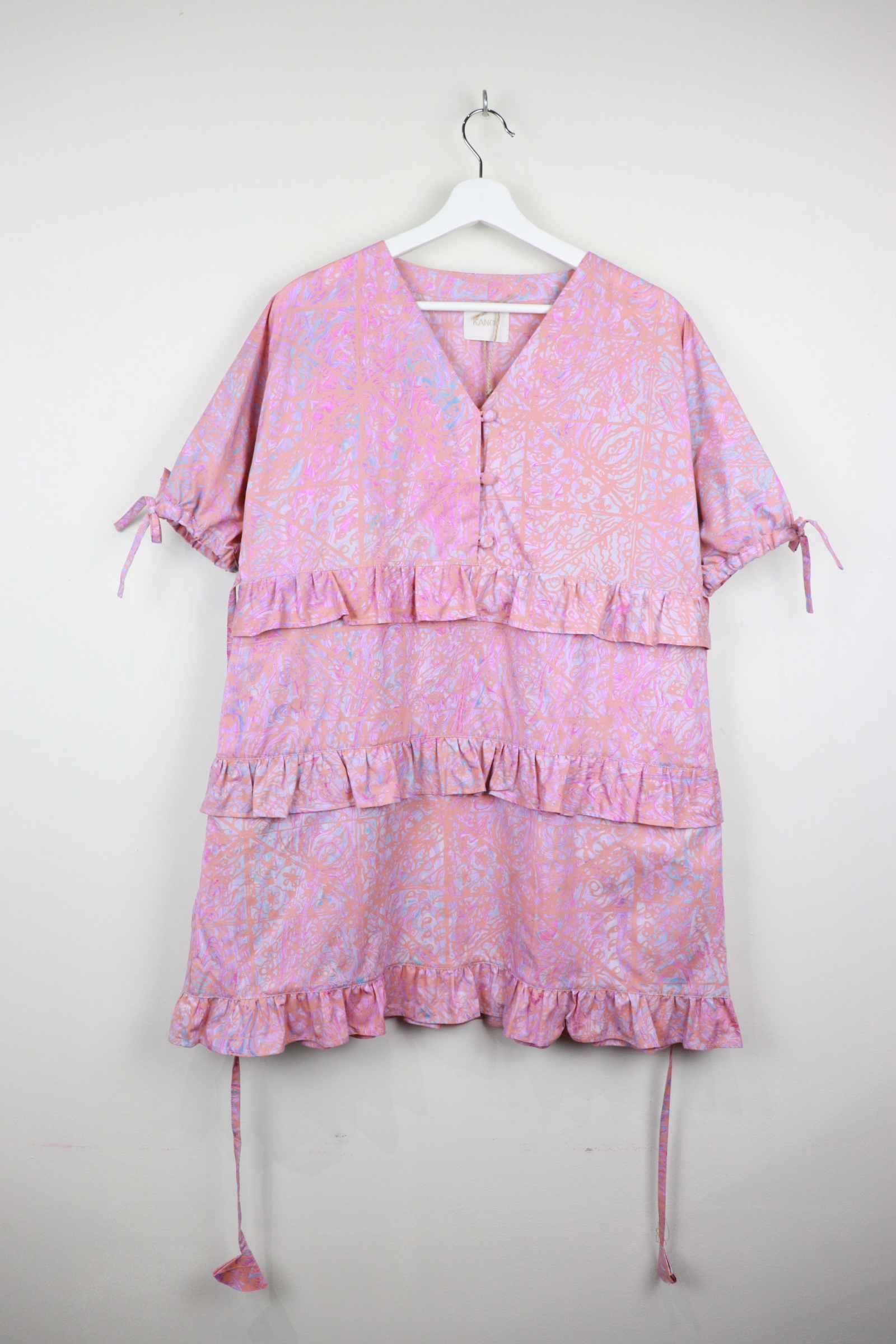 Handmade Batik Frill Dress - Camelia