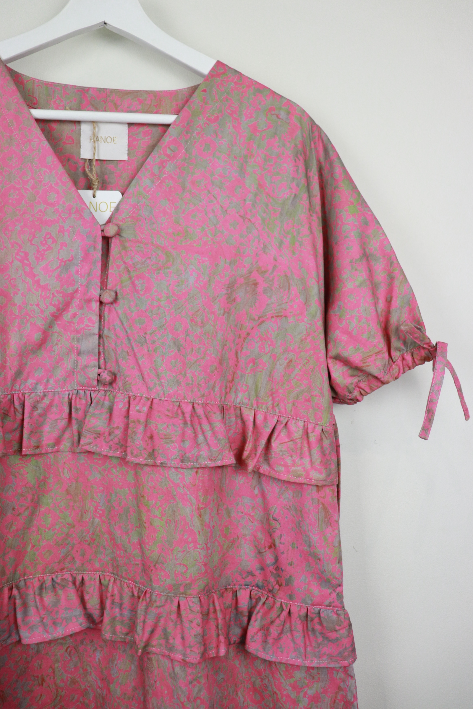 Handmade Batik Frill Dress - Nerine