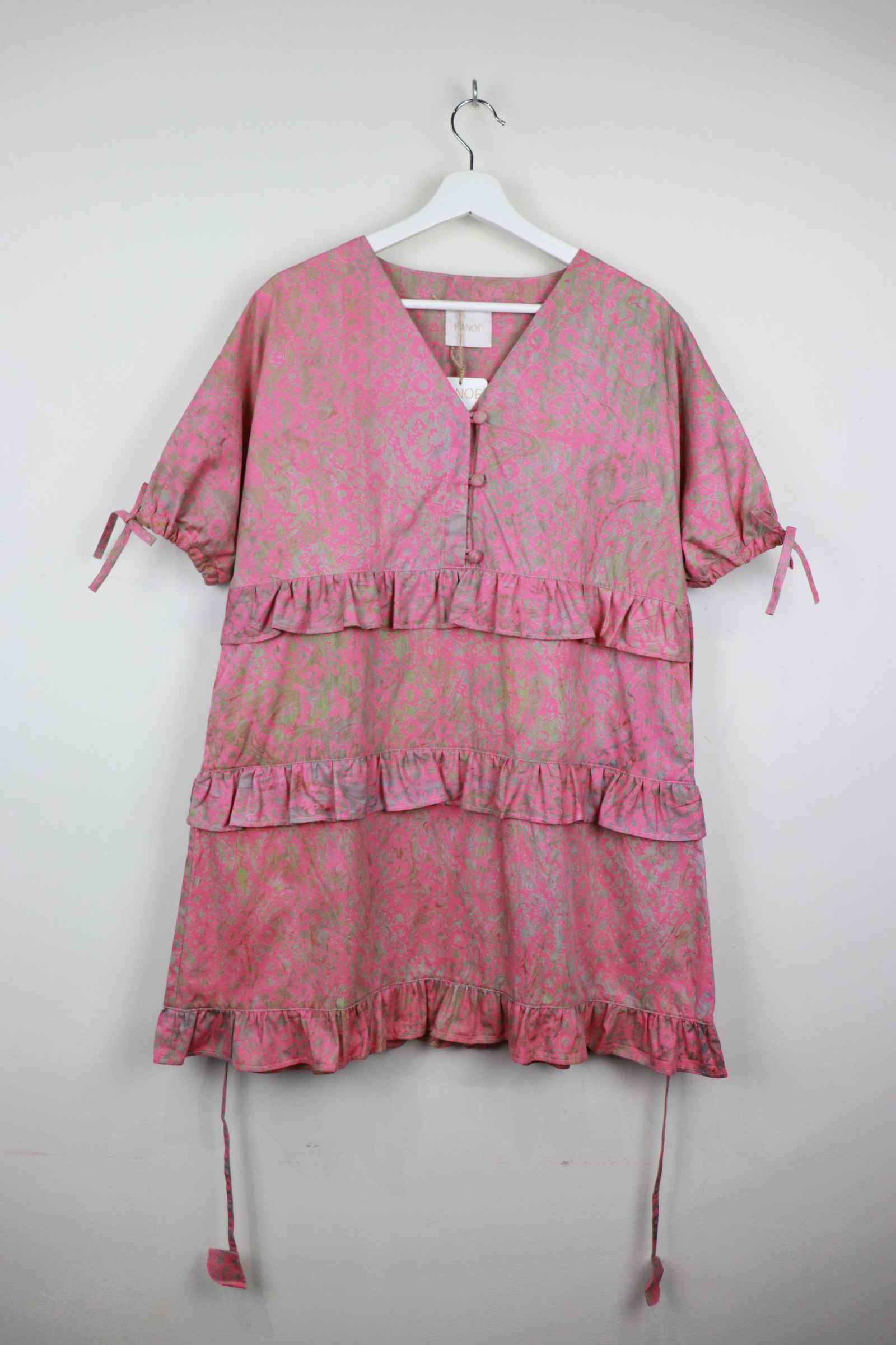 Handmade Batik Frill Dress - Nerine