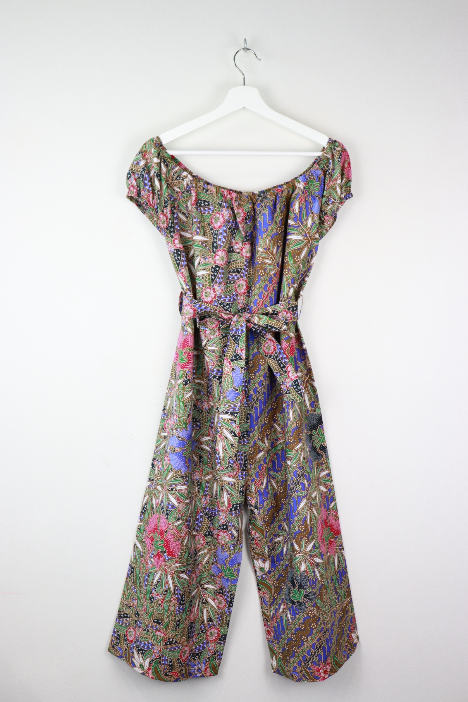 AveryDae Batik Jumpsuit (S-M) - Salvia Yen