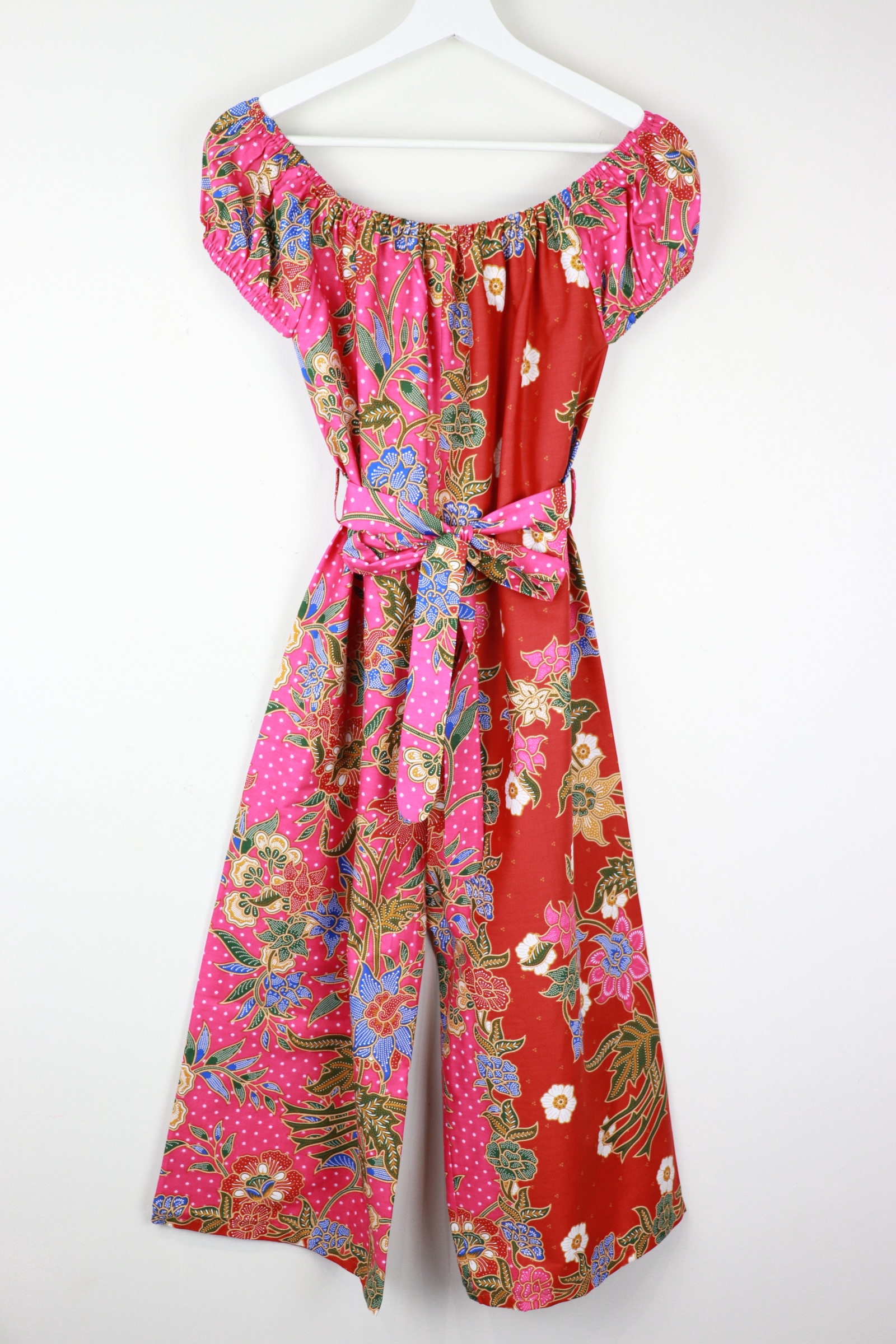 AveryDae Batik Jumpsuit (S-M) - Peony Prim