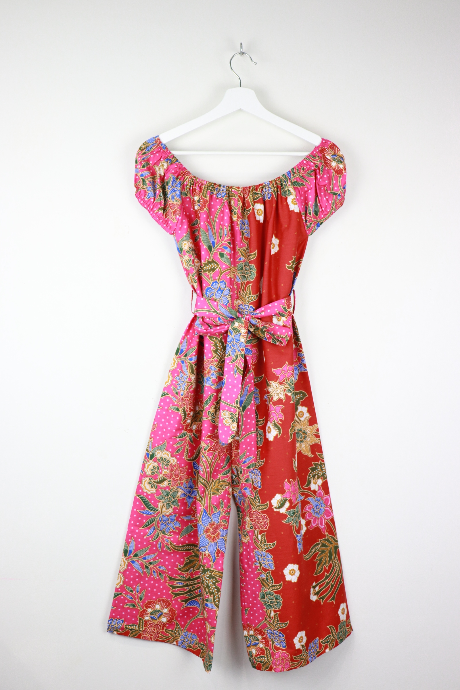 AveryDae Batik Jumpsuit (S-M) - Peony Prim
