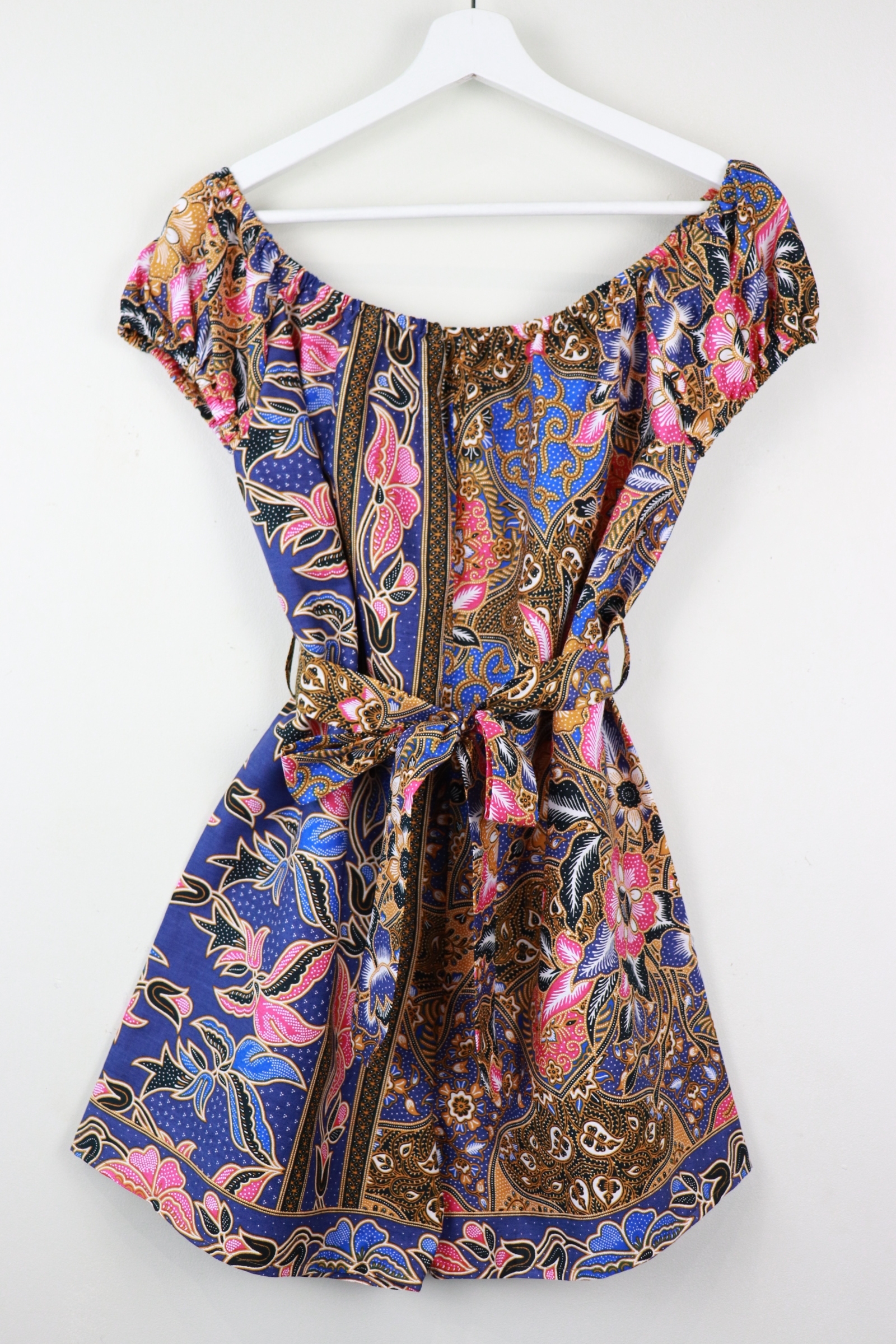 AveryDae Batik Playsuit (S-M) - Brunnera Bell