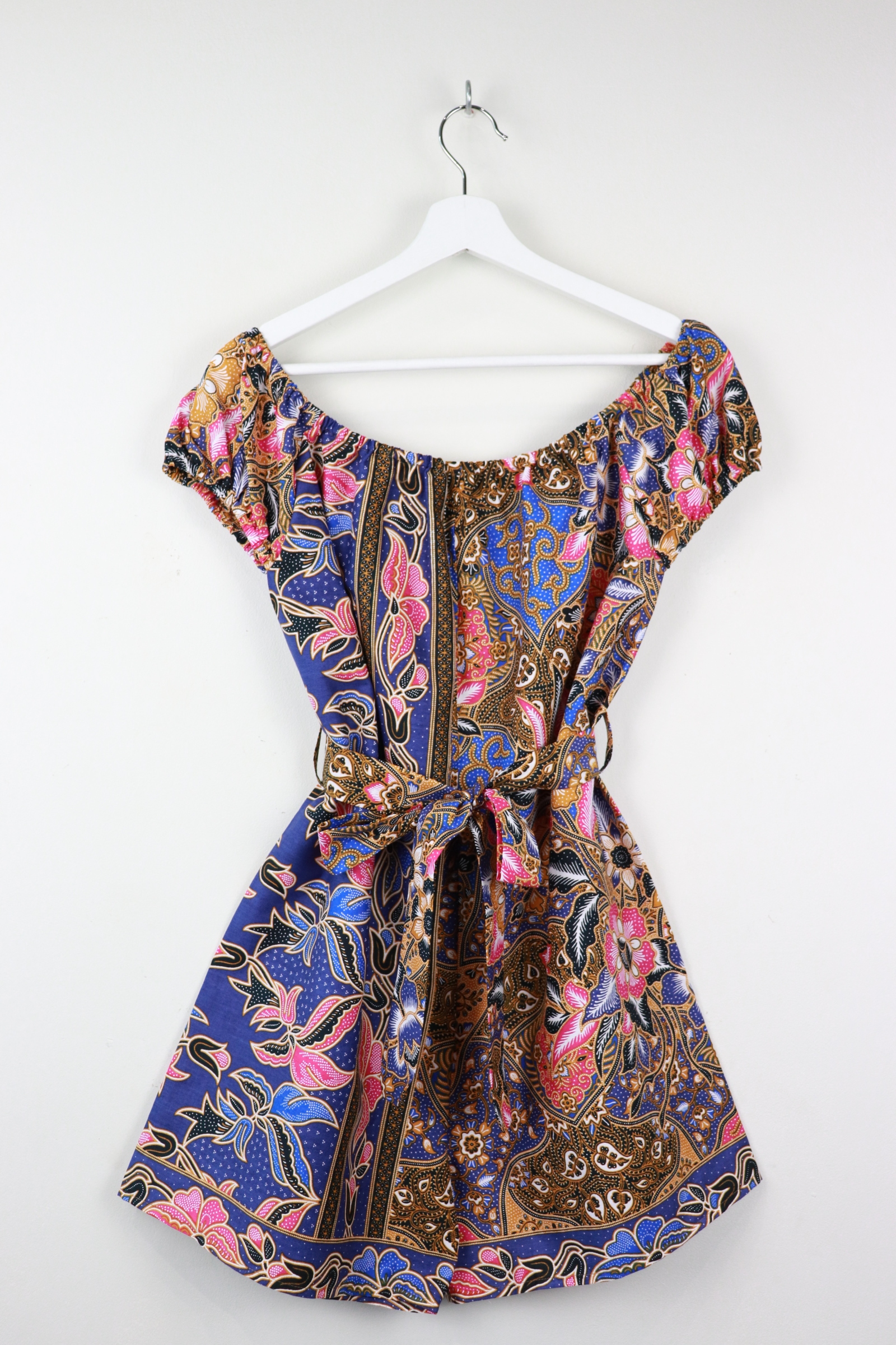 AveryDae Batik Playsuit (S-M) - Brunnera Bell
