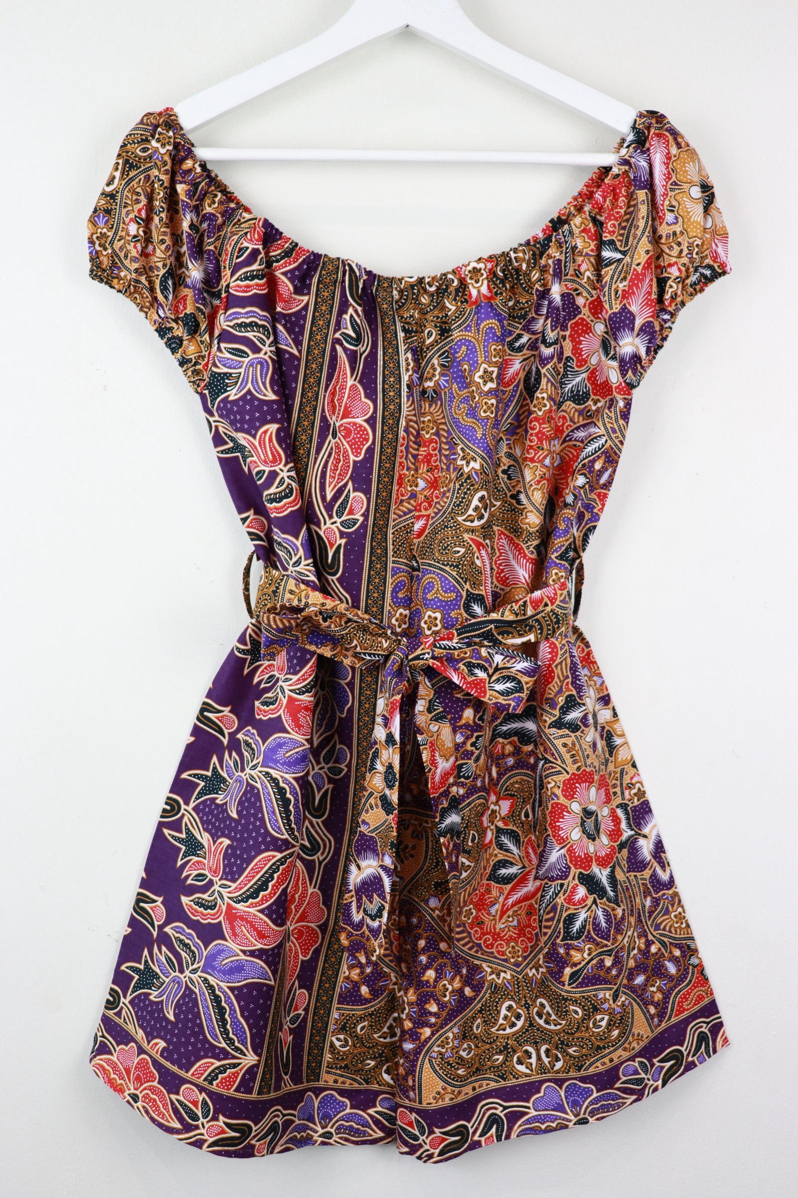 AveryDae Batik Playsuit (S-M) - Clematis Chai