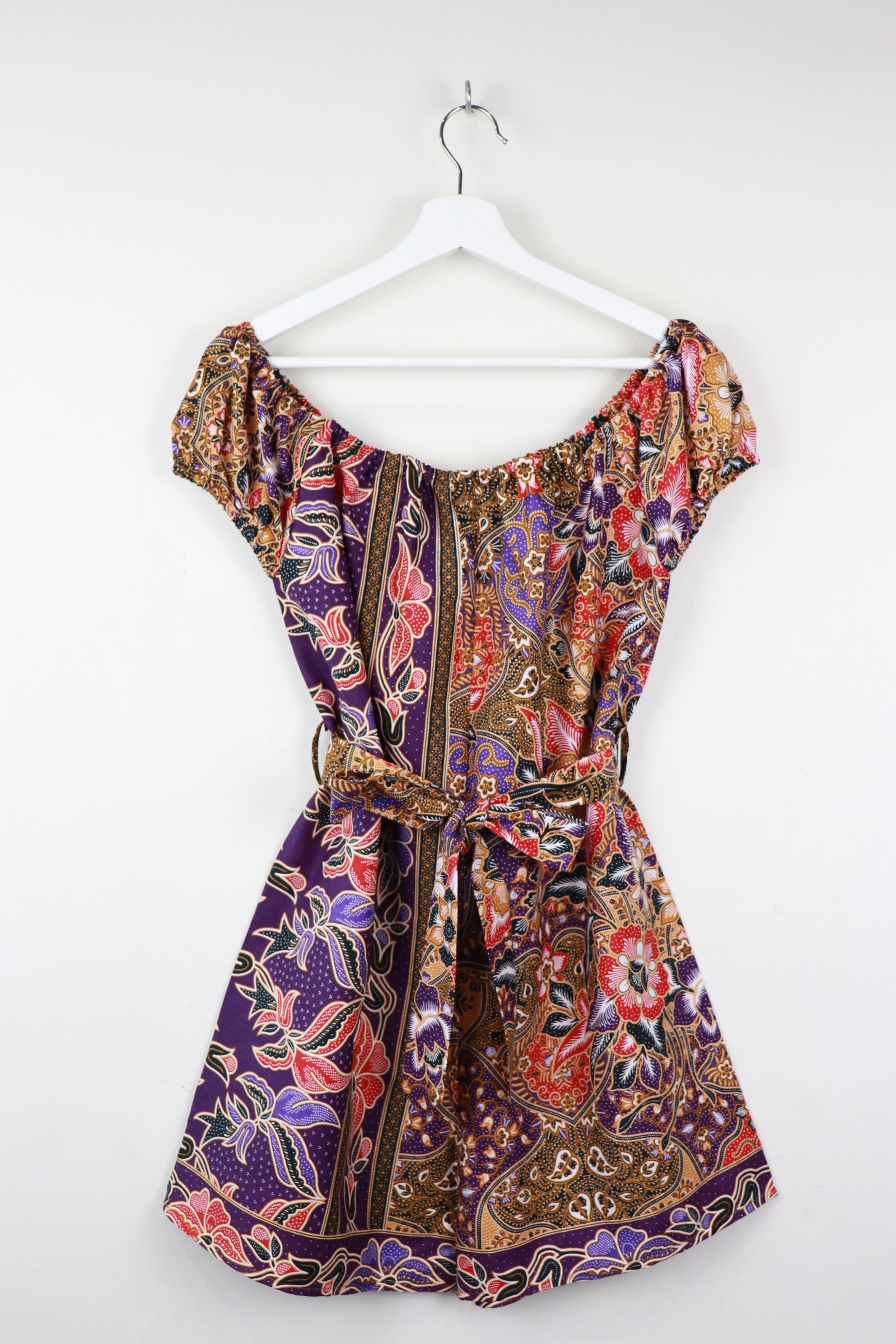 AveryDae Batik Playsuit (S-M) - Clematis Chai