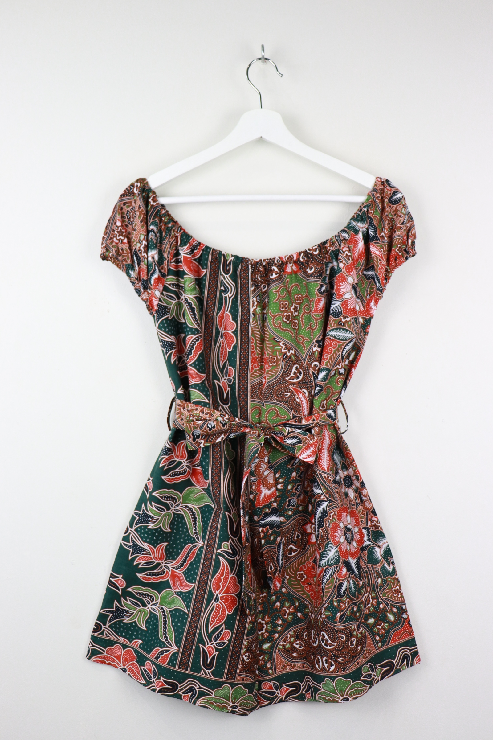 AveryDae Batik Playsuit (S-M) - Monstera Mei
