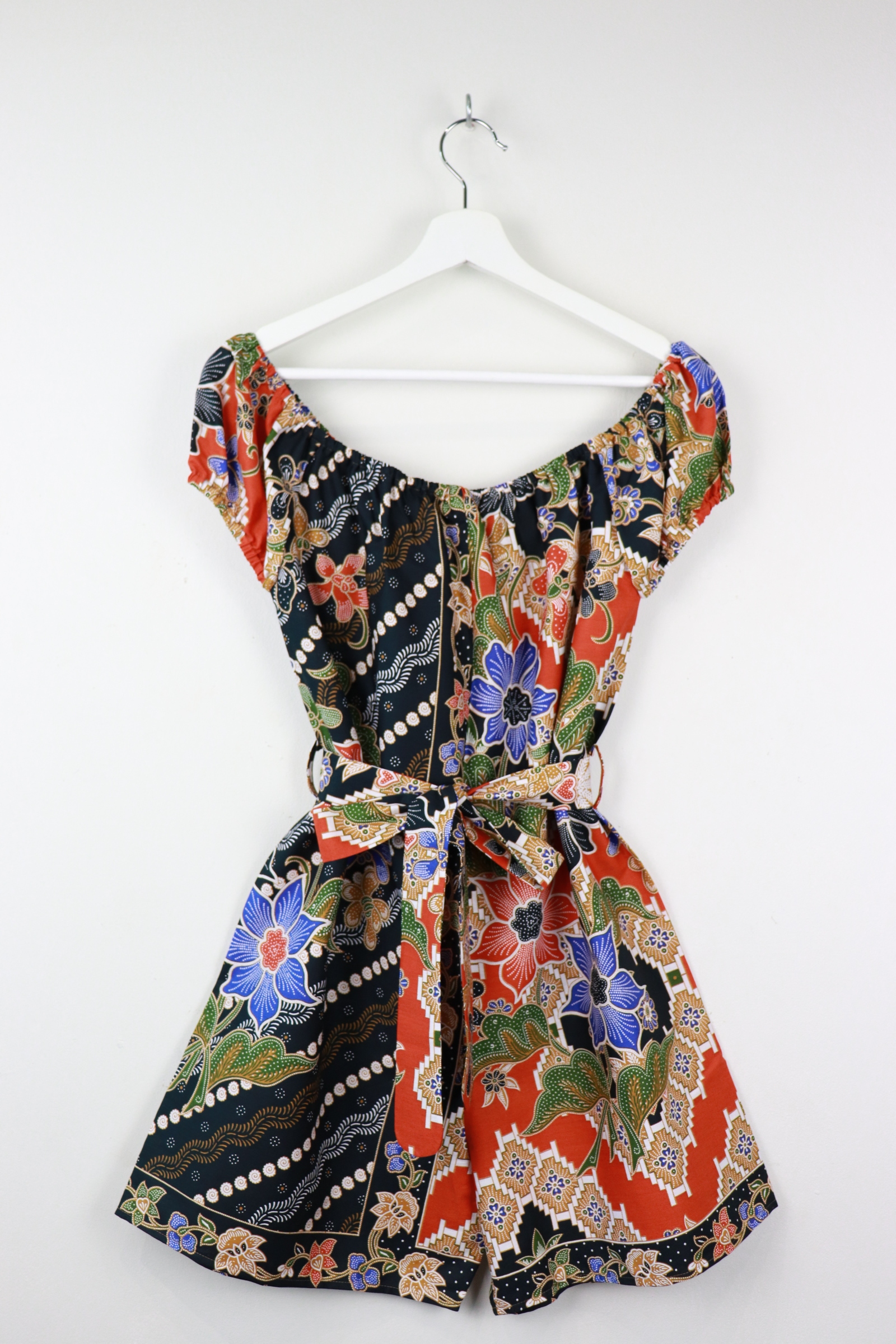 AveryDae Batik Playsuit (S-M) - Hyacinth He