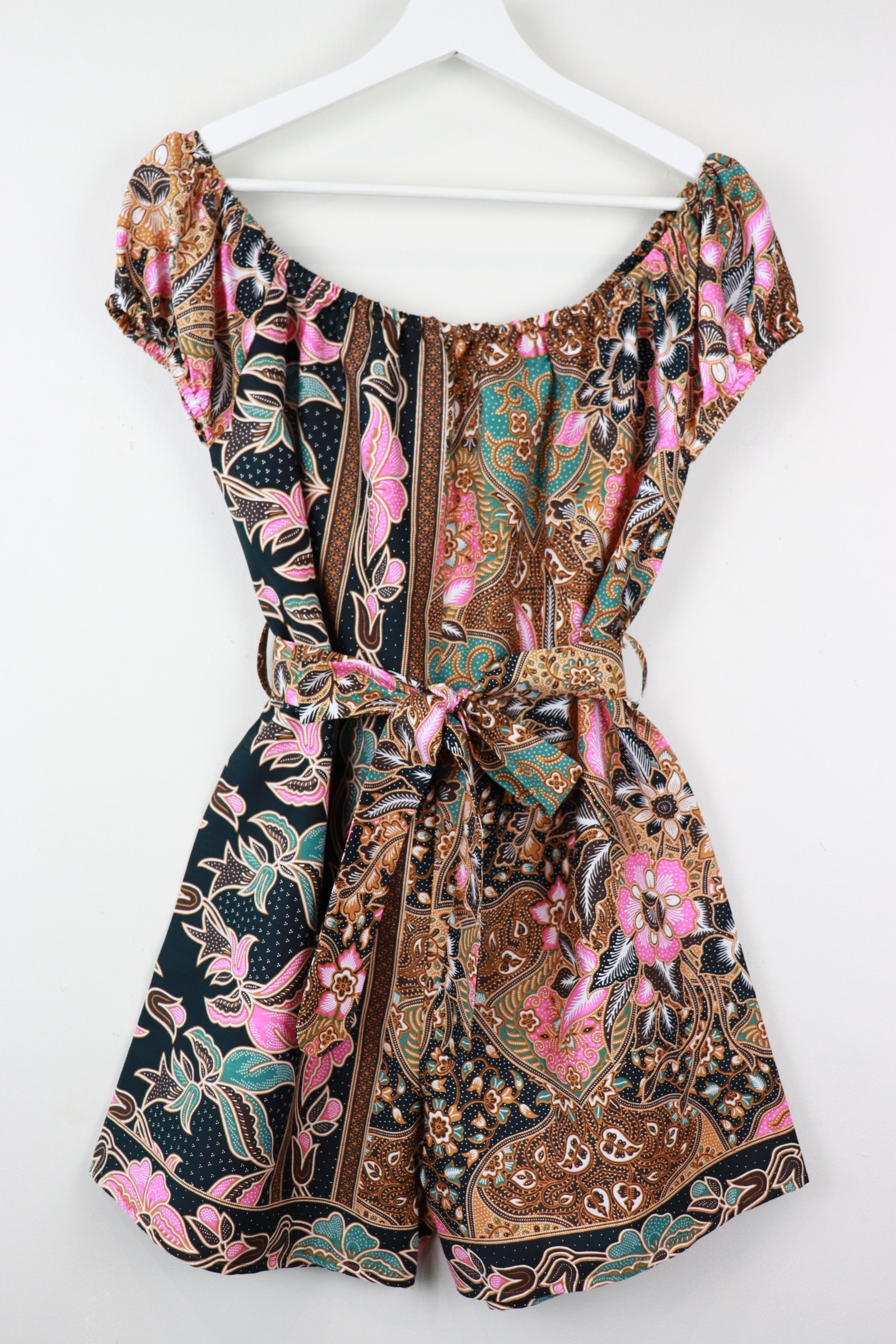 AveryDae Batik Playsuit (S-M) - Aster Yang