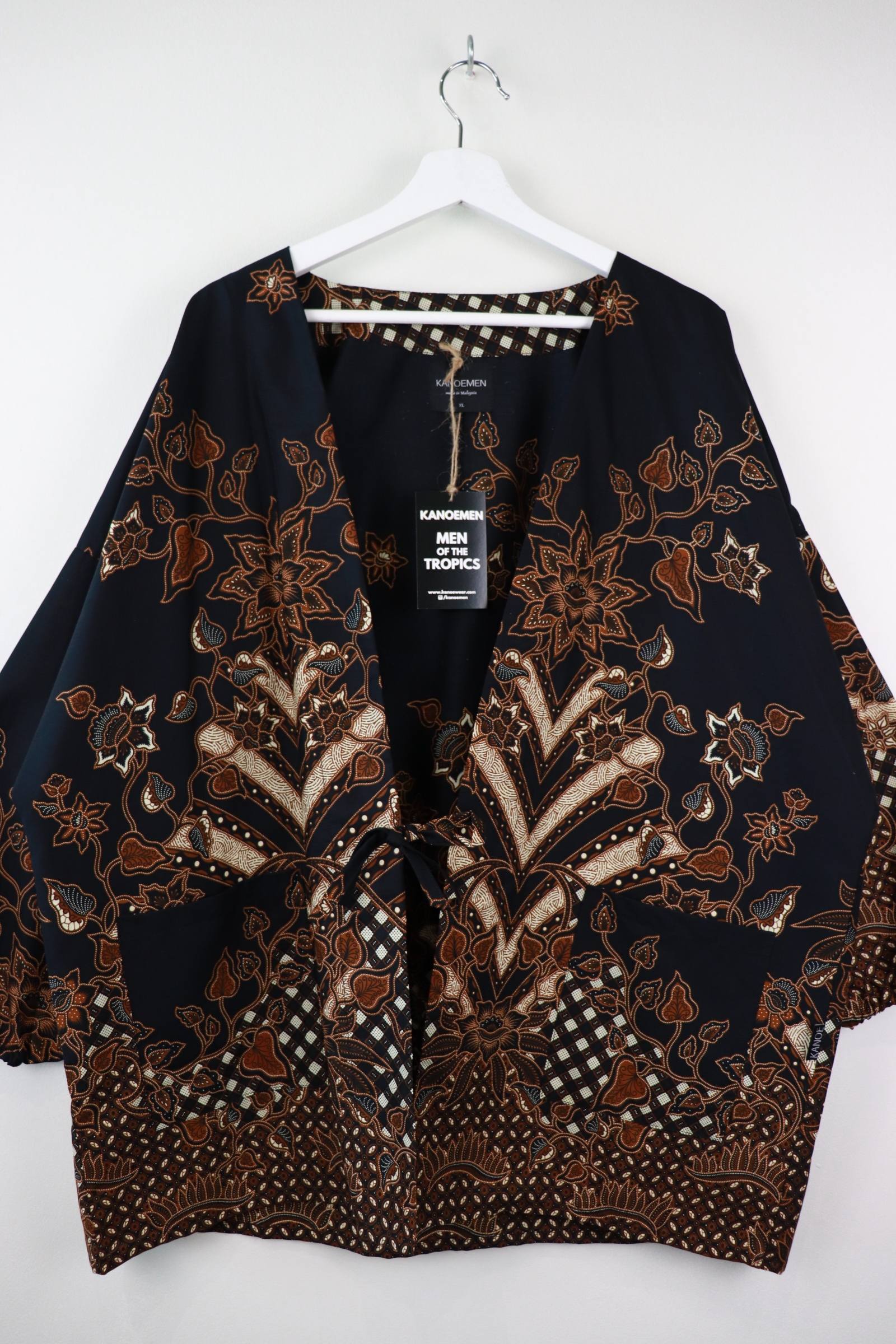 KANOEMEN Batik Kimono - Mont Blanc