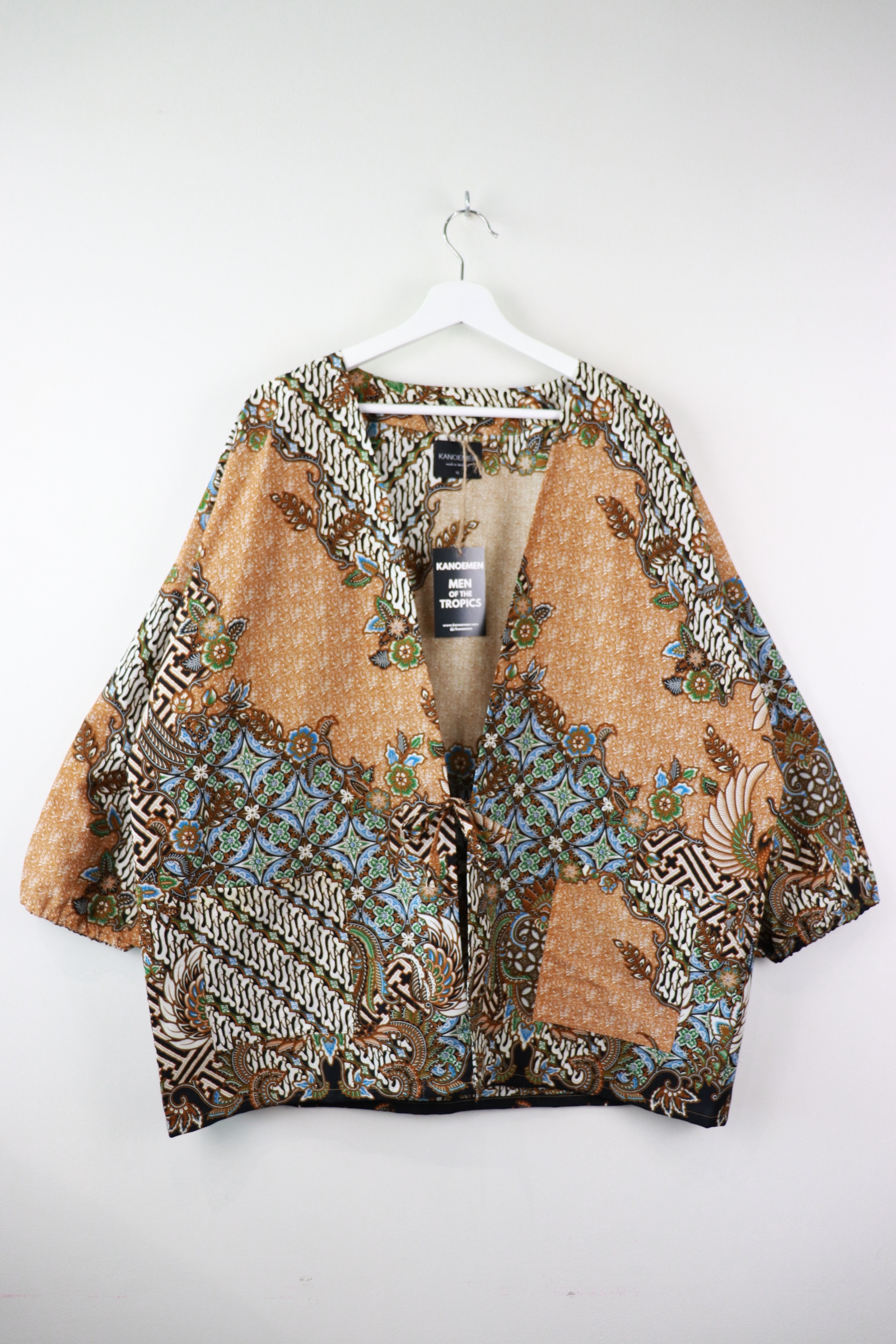 KANOEMEN Batik Kimono - Mauna Kea (Green)
