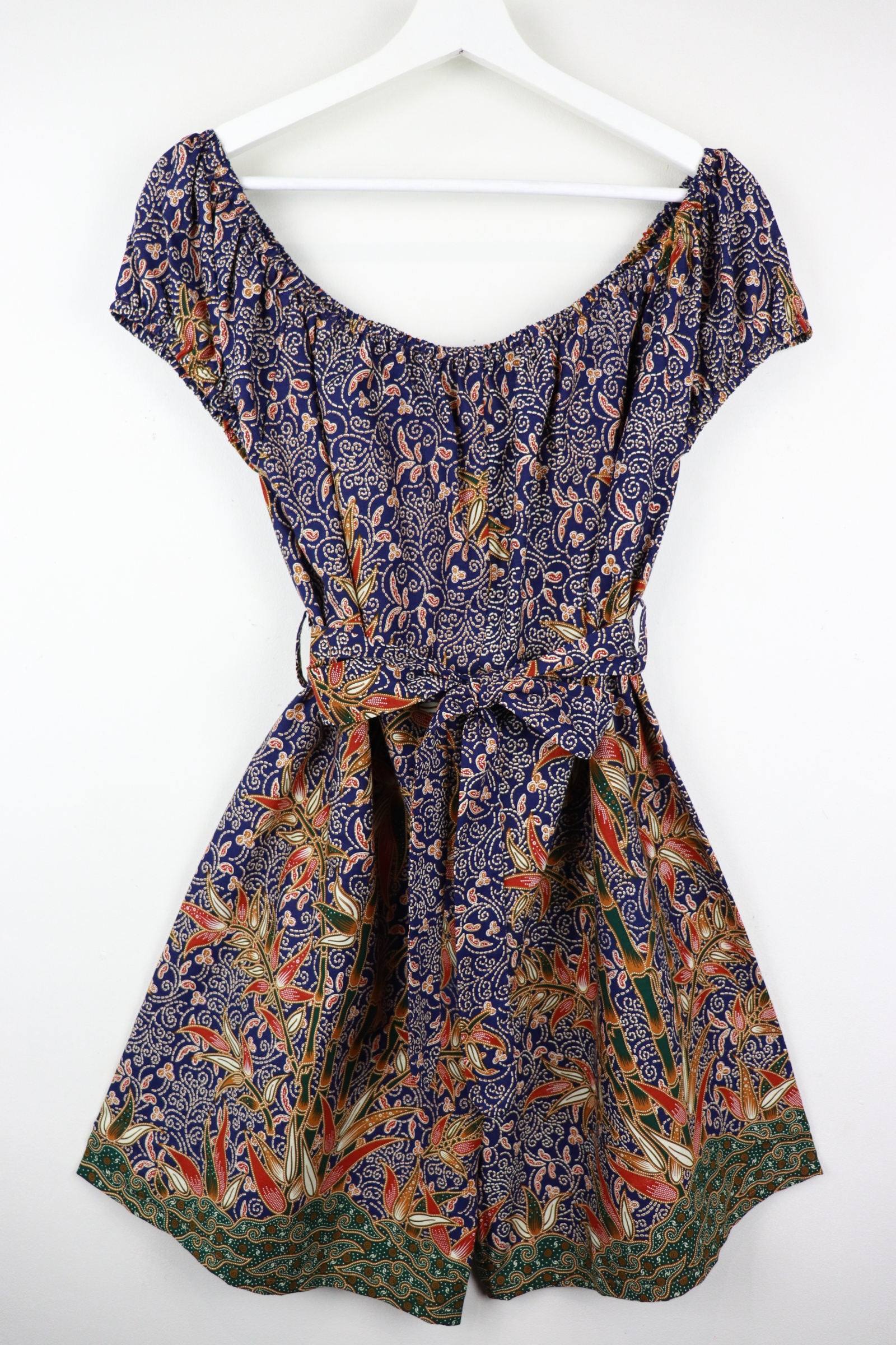 AveryDae Batik Playsuit (L-XL) - Bluebell Choi