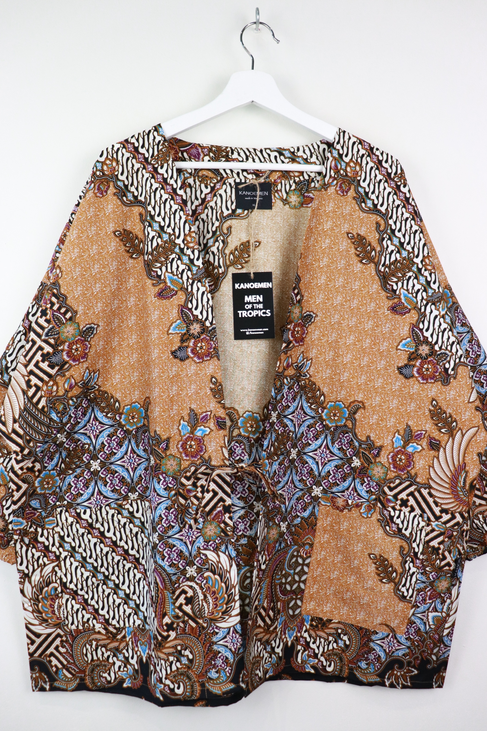 KANOEMEN Batik Kimono - Mauna Kea (Purple)