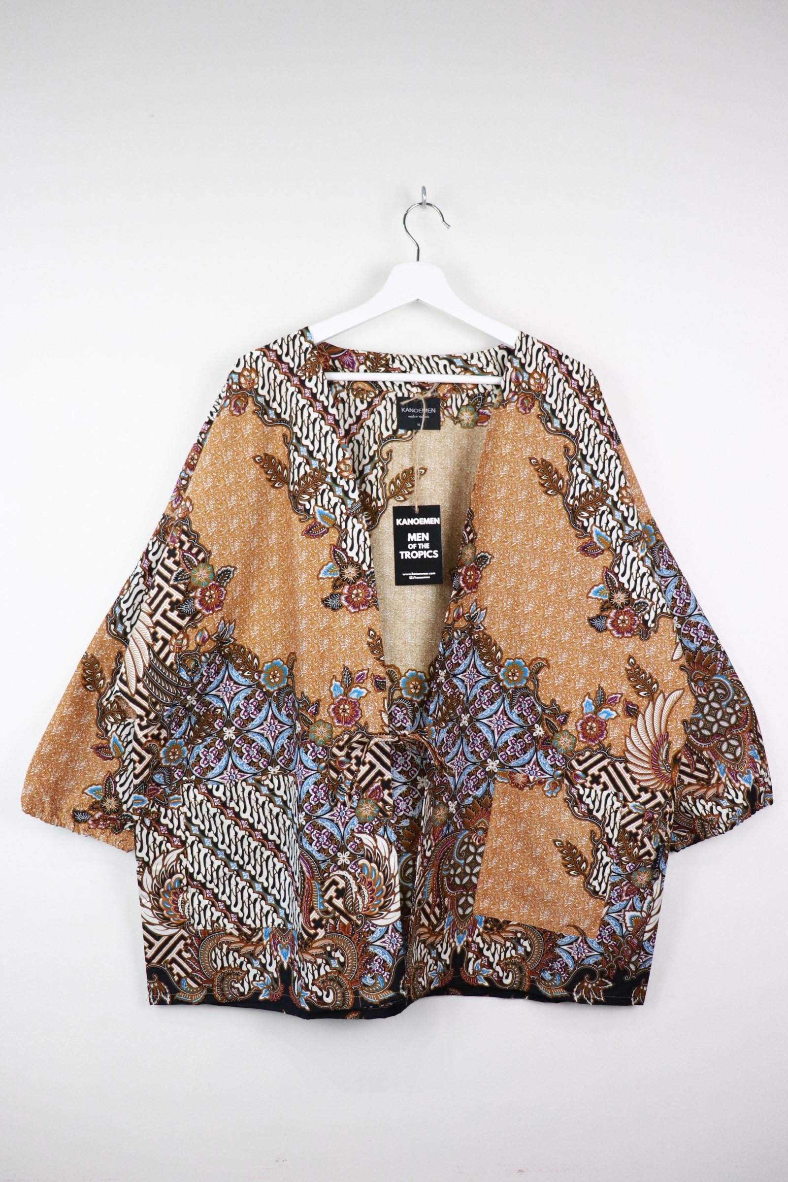 KANOEMEN Batik Kimono - Mauna Kea (Purple)