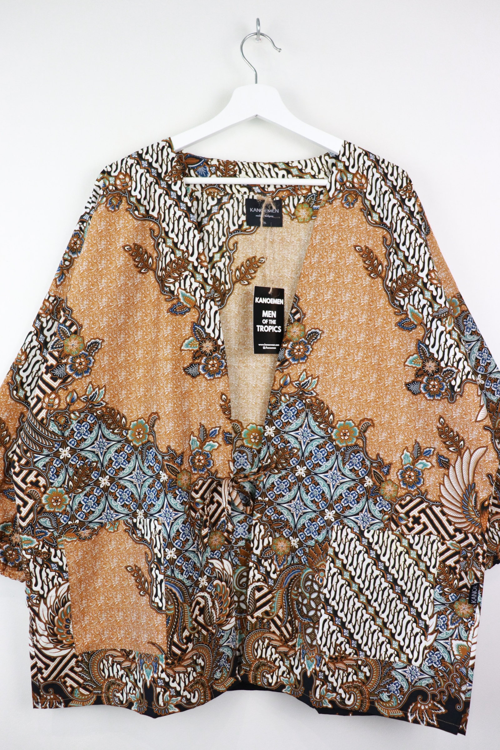 KANOEMEN Batik Kimono - Mauna Kea (Dark Blue)