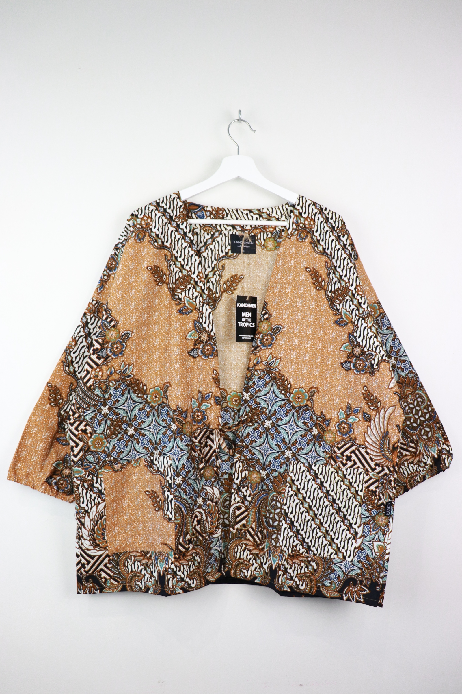 KANOEMEN Batik Kimono - Mauna Kea (Dark Blue)